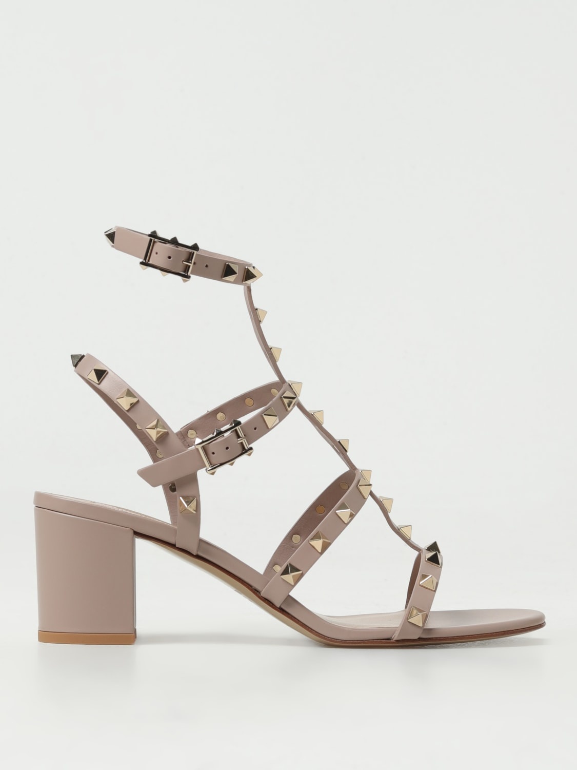 Valentino Garavani Rockstud sandal in leather - 1