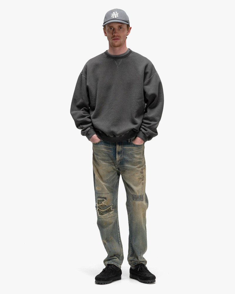 NEIGHBORHOOD Pigment Dyed Sweatshirt LS Black outlook