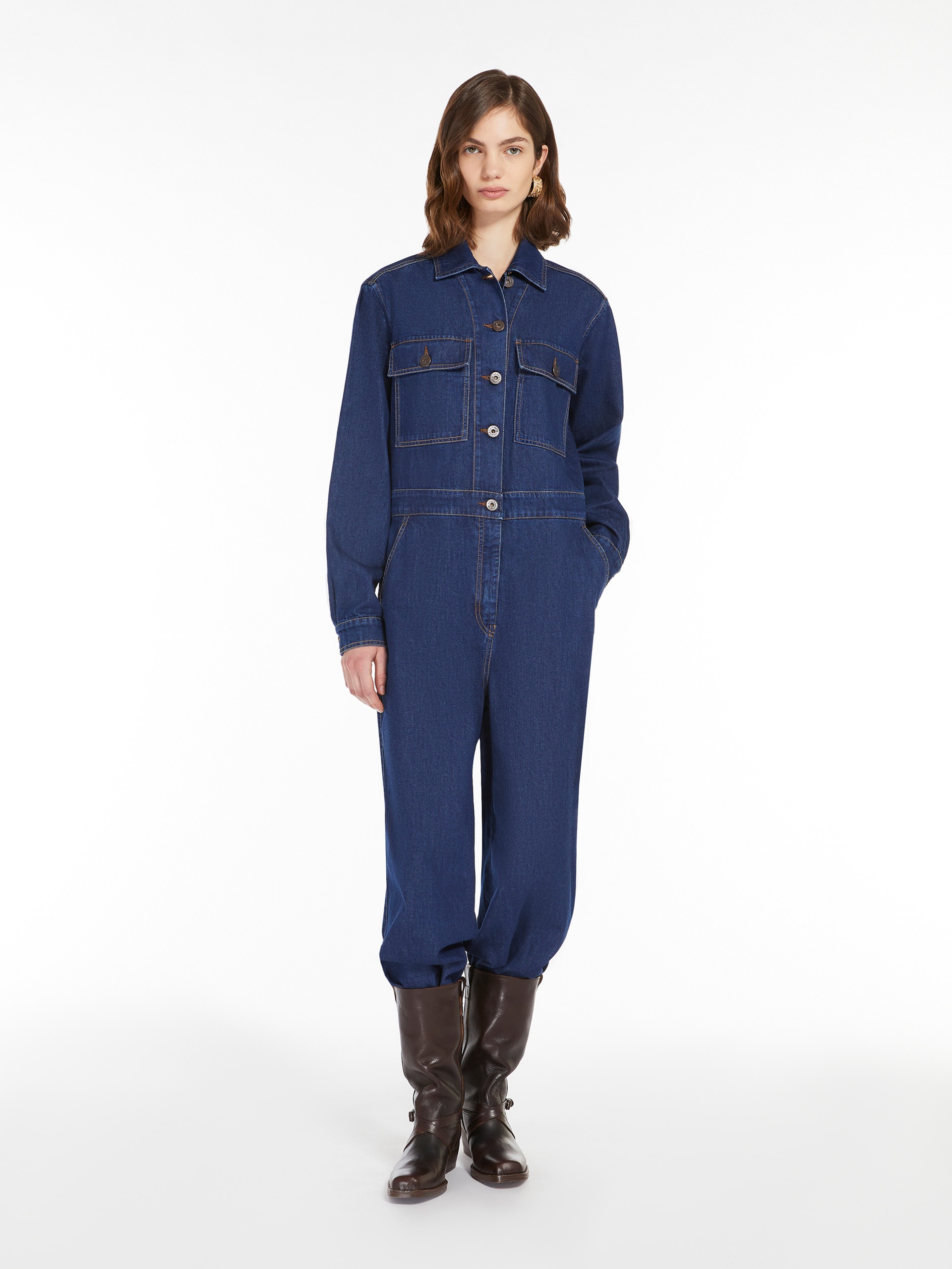PIRANIA Denim workwear jumpsuit - 2