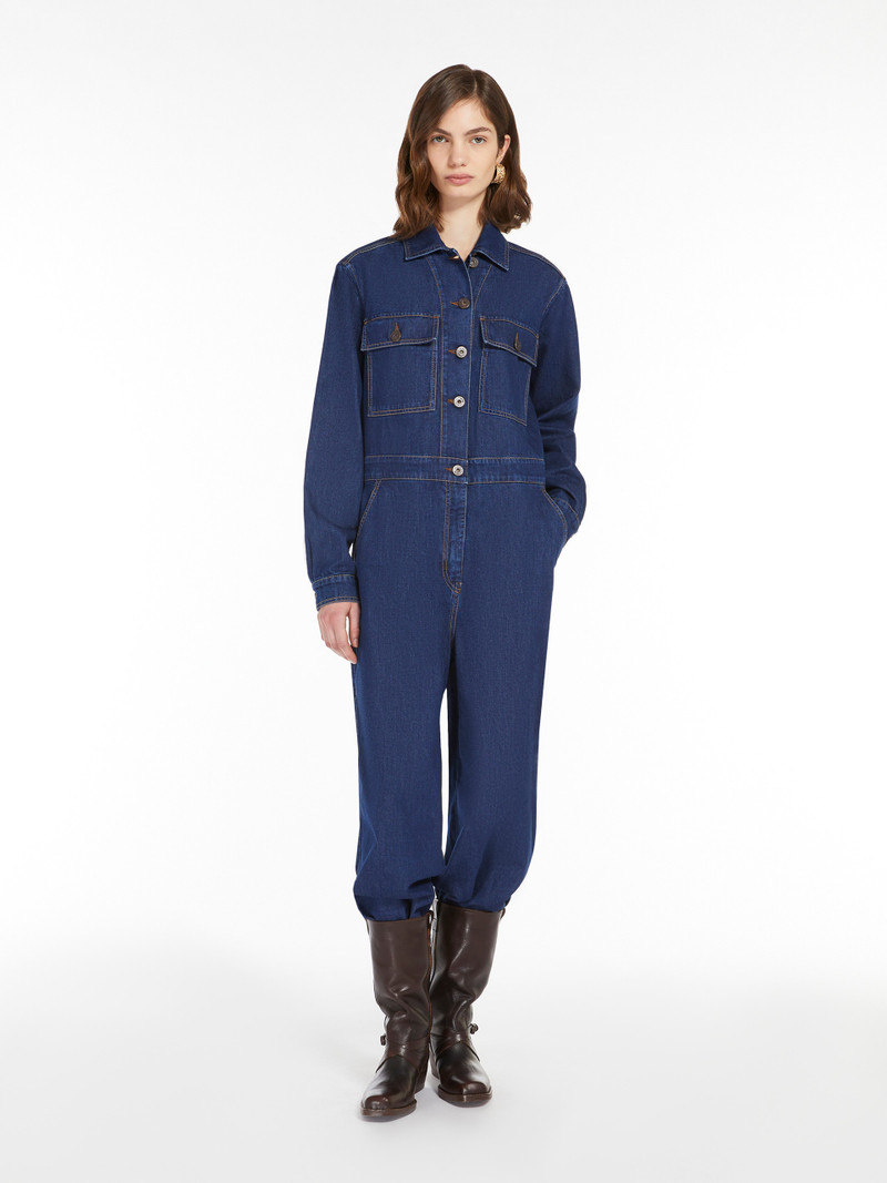 WEEKEND Max Mara PIRANIA Denim workwear jumpsuit outlook