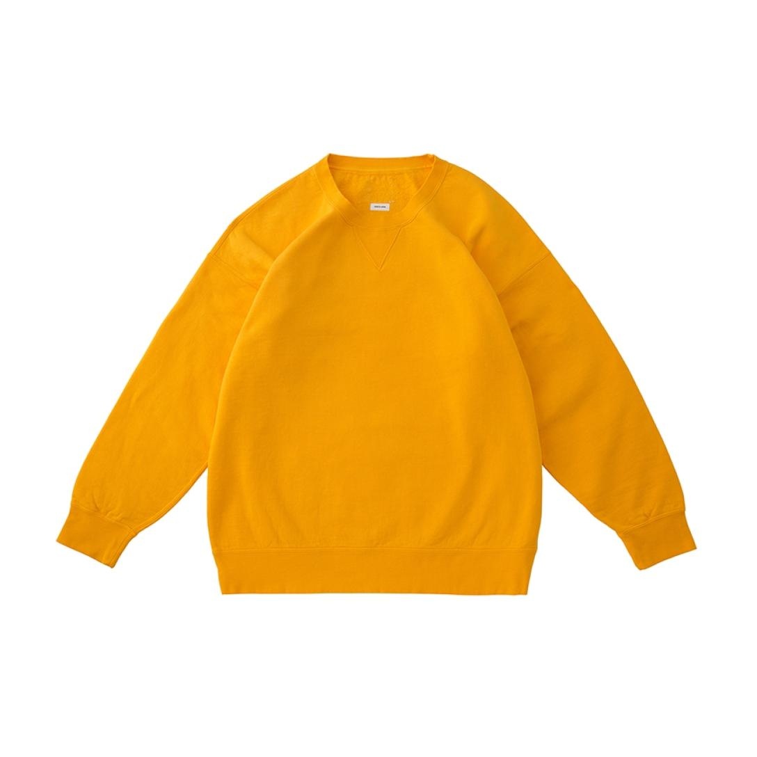 JUMBO SWEAT L/S (VEGGIE DYE) YELLOW - 1