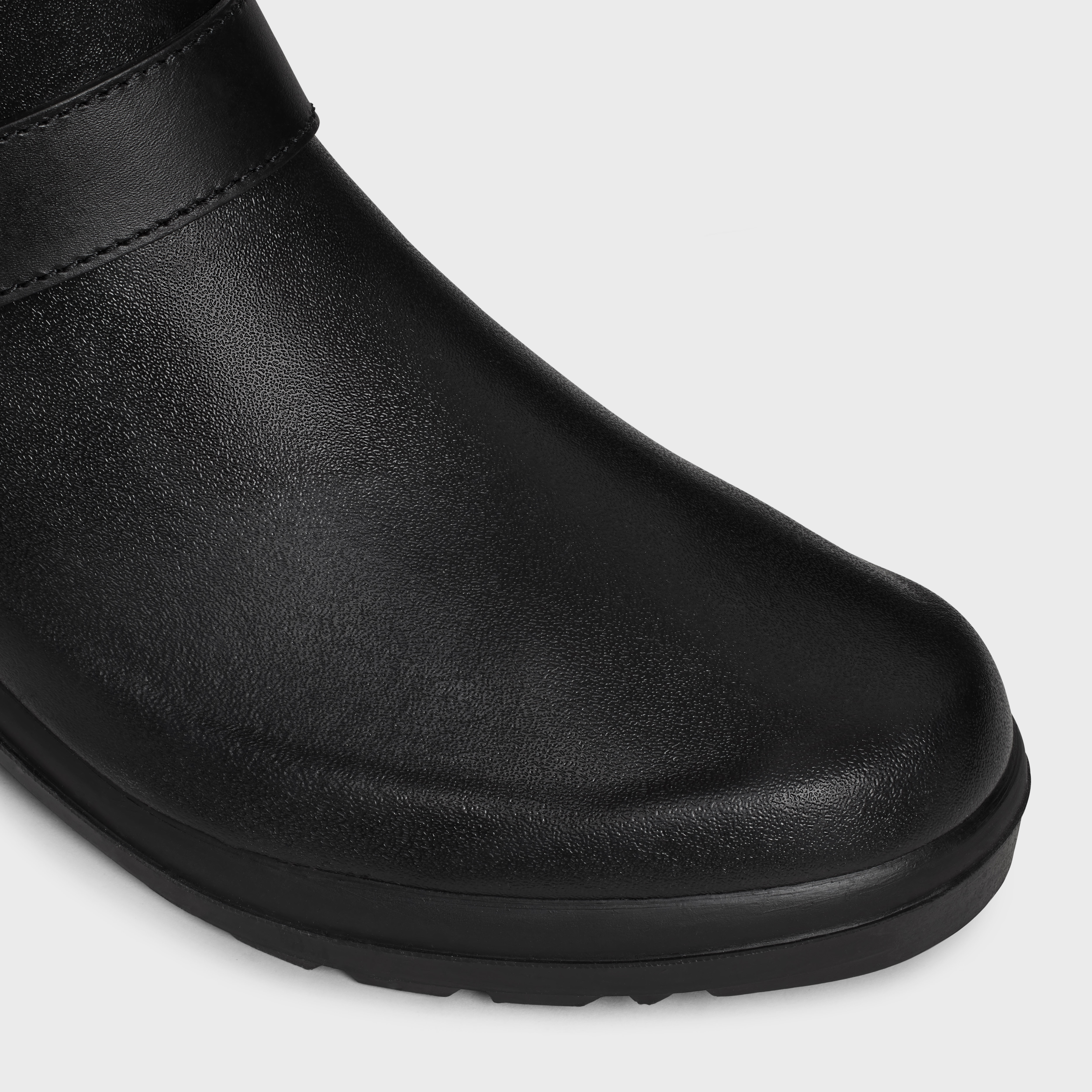 MID CELINE RAIN BOOTS in RUBBER AND CALFSKIN - 4