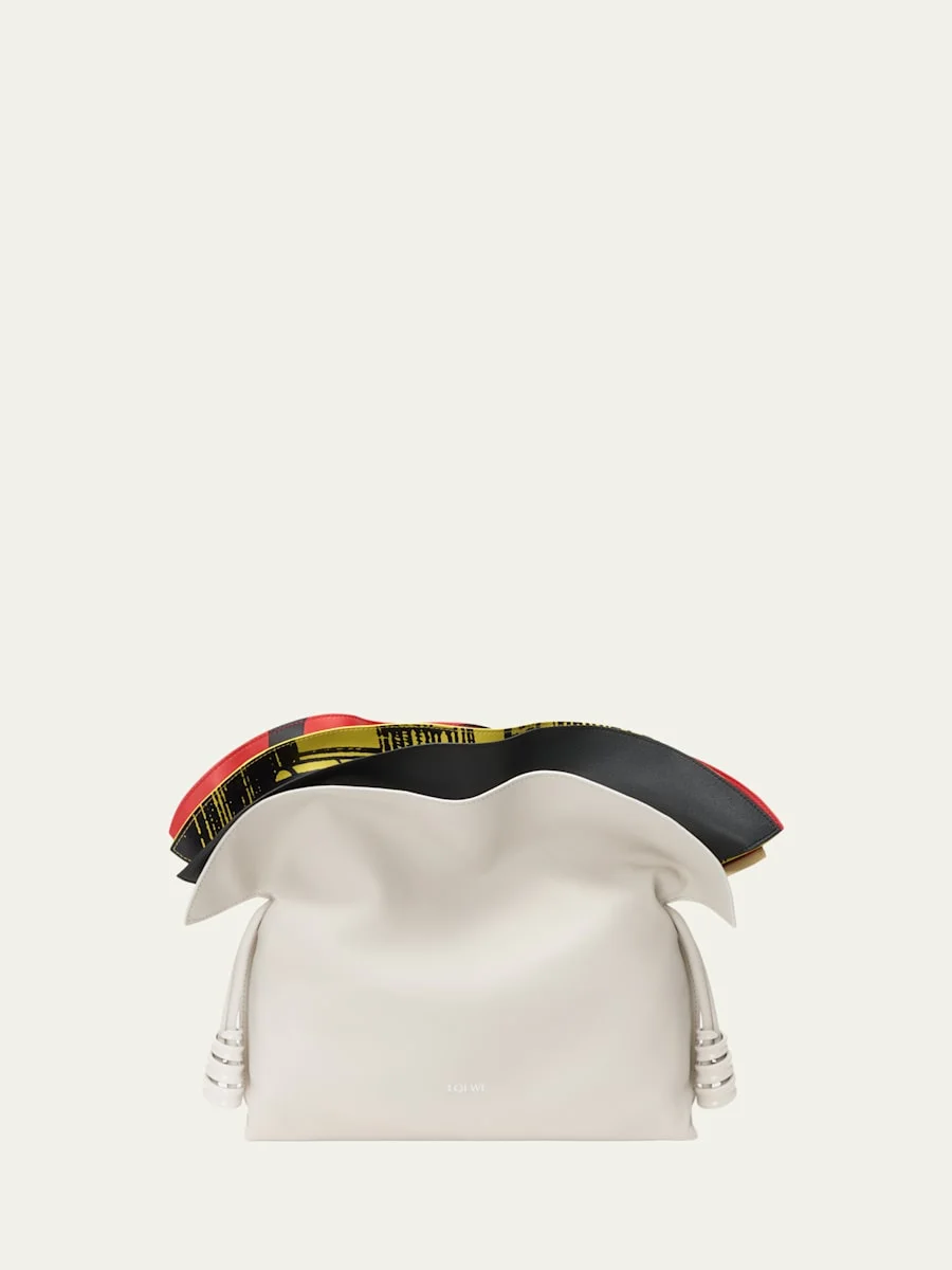 Millefeuille Flamenco Medium Leather Clutch - 1