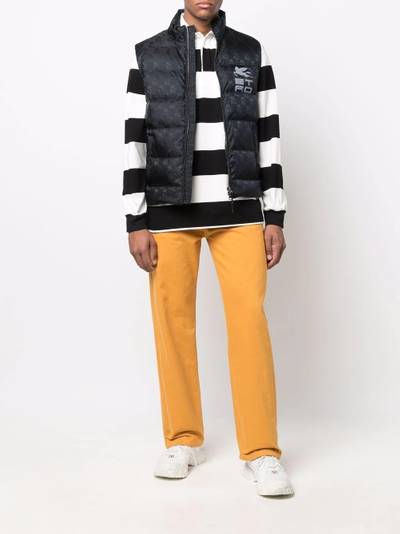 Etro logo-print puffer vest outlook