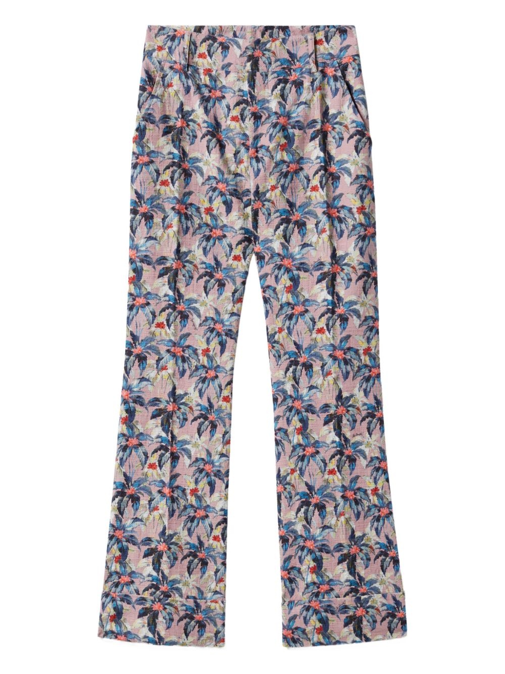 Hendrix floral-print flared trousers - 5