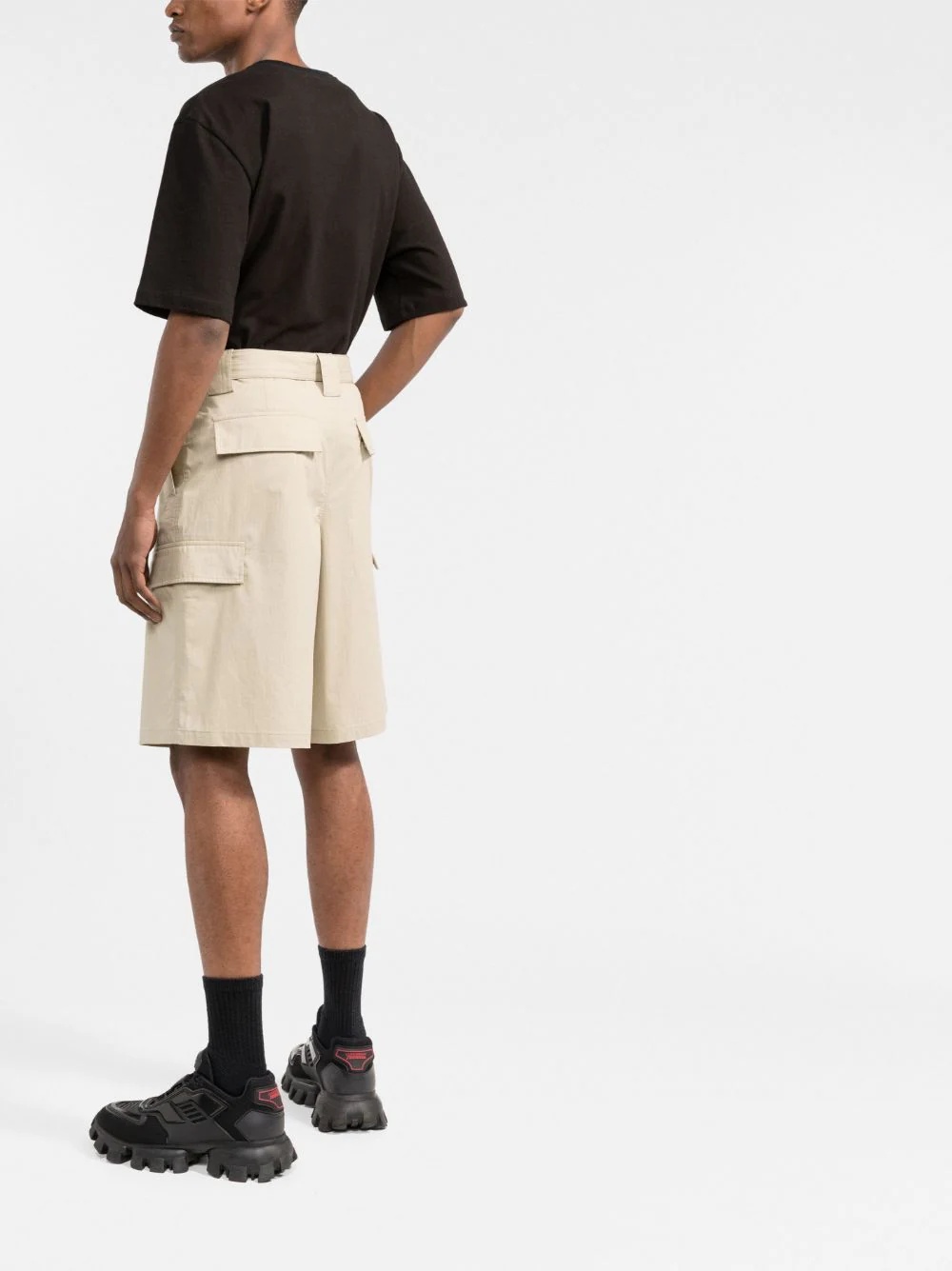 high-waisted bermuda shorts - 4