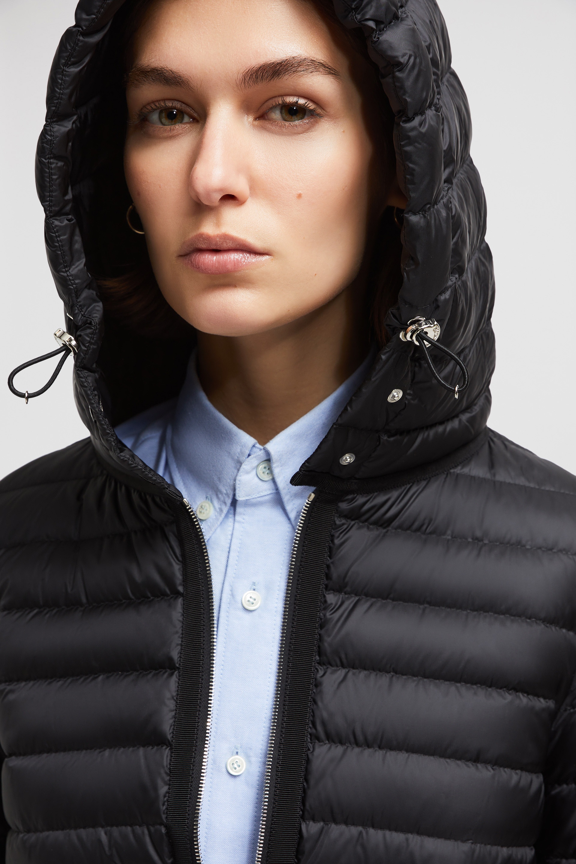 Raie Hooded Fit & Flare Short Down Jacket - 7