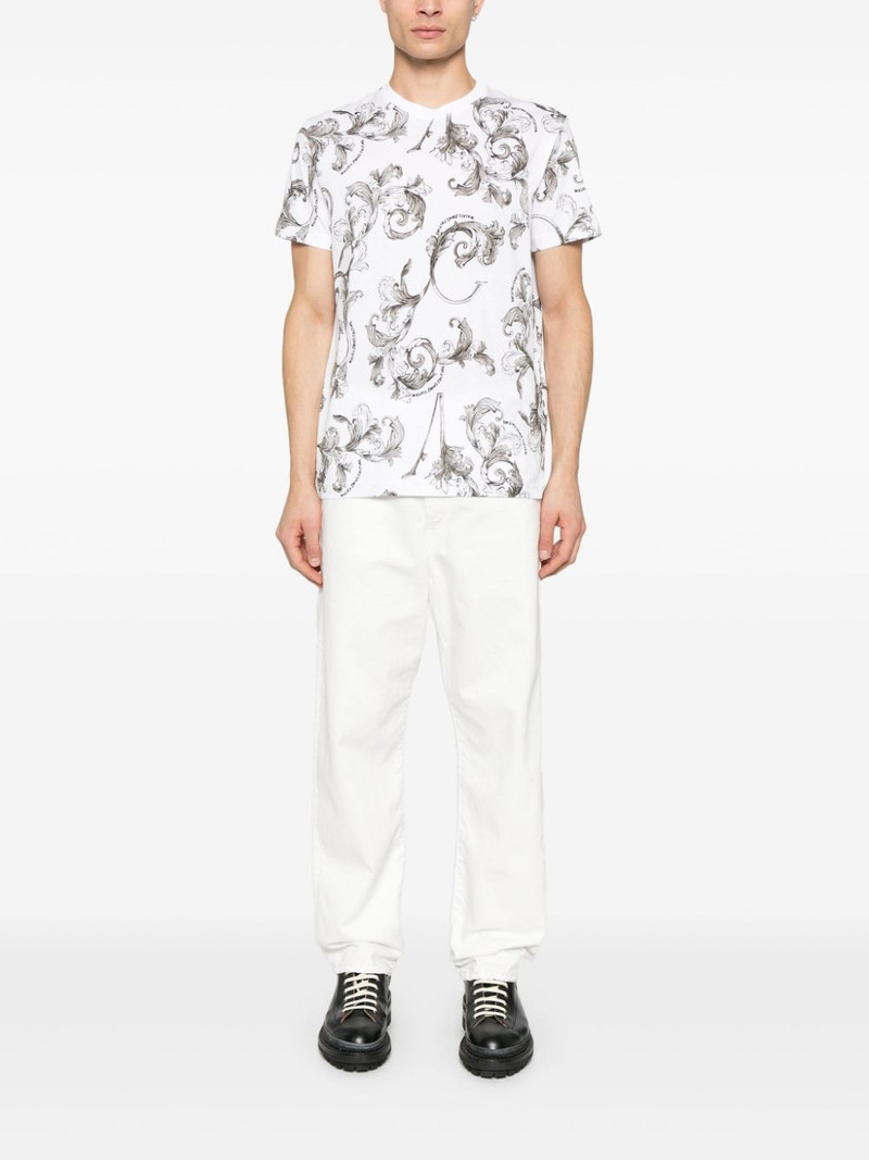 VERSACE JEANS COUTURE Barocco-print T-shirt outlook