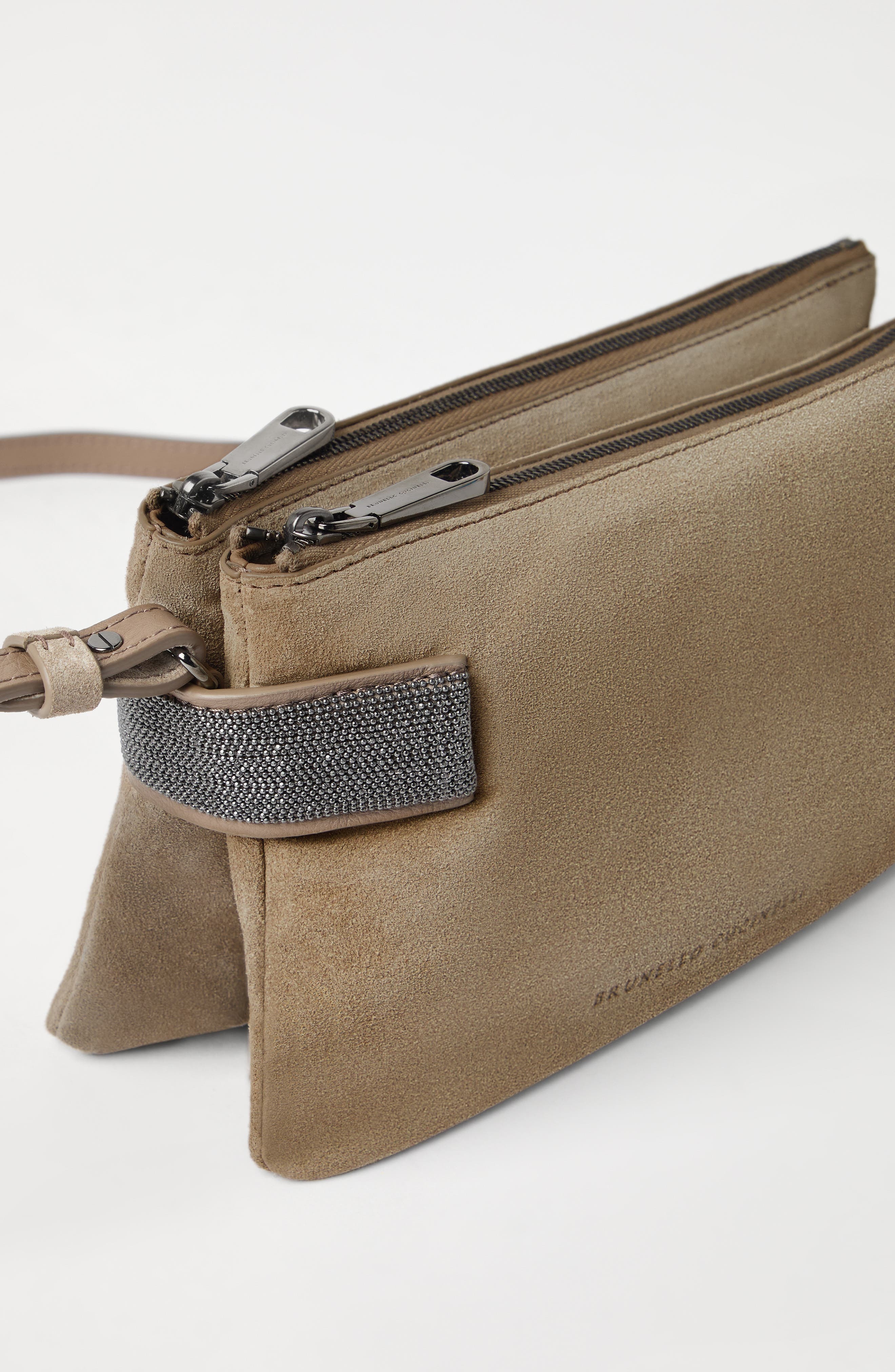Brunello Cucinelli Essence mini shoulder bag in Warm Beige at Nordstrom - 4