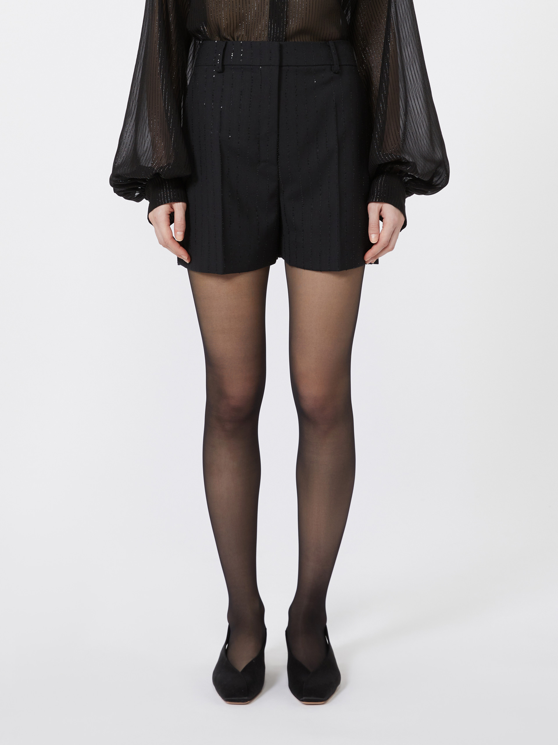 SIBERIA Wool twill shorts - 3