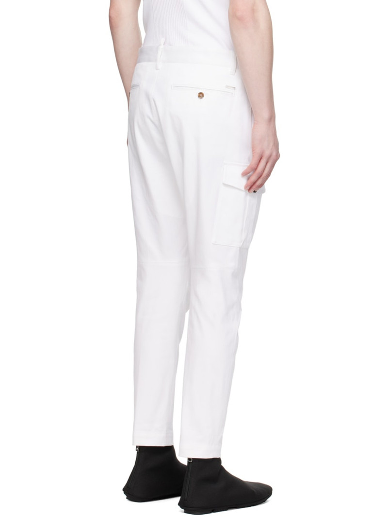 White Sexy Cargo Pants 3