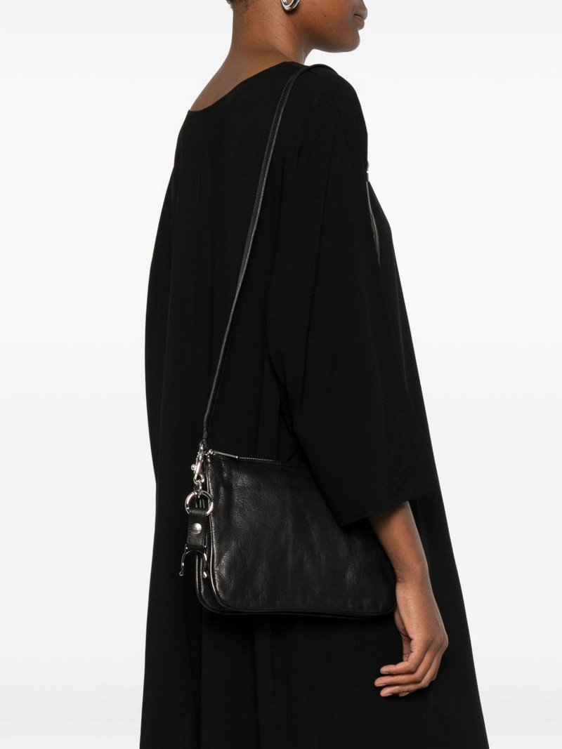 Yohji Yamamoto zip-fastening ring-detail shoulder bag outlook