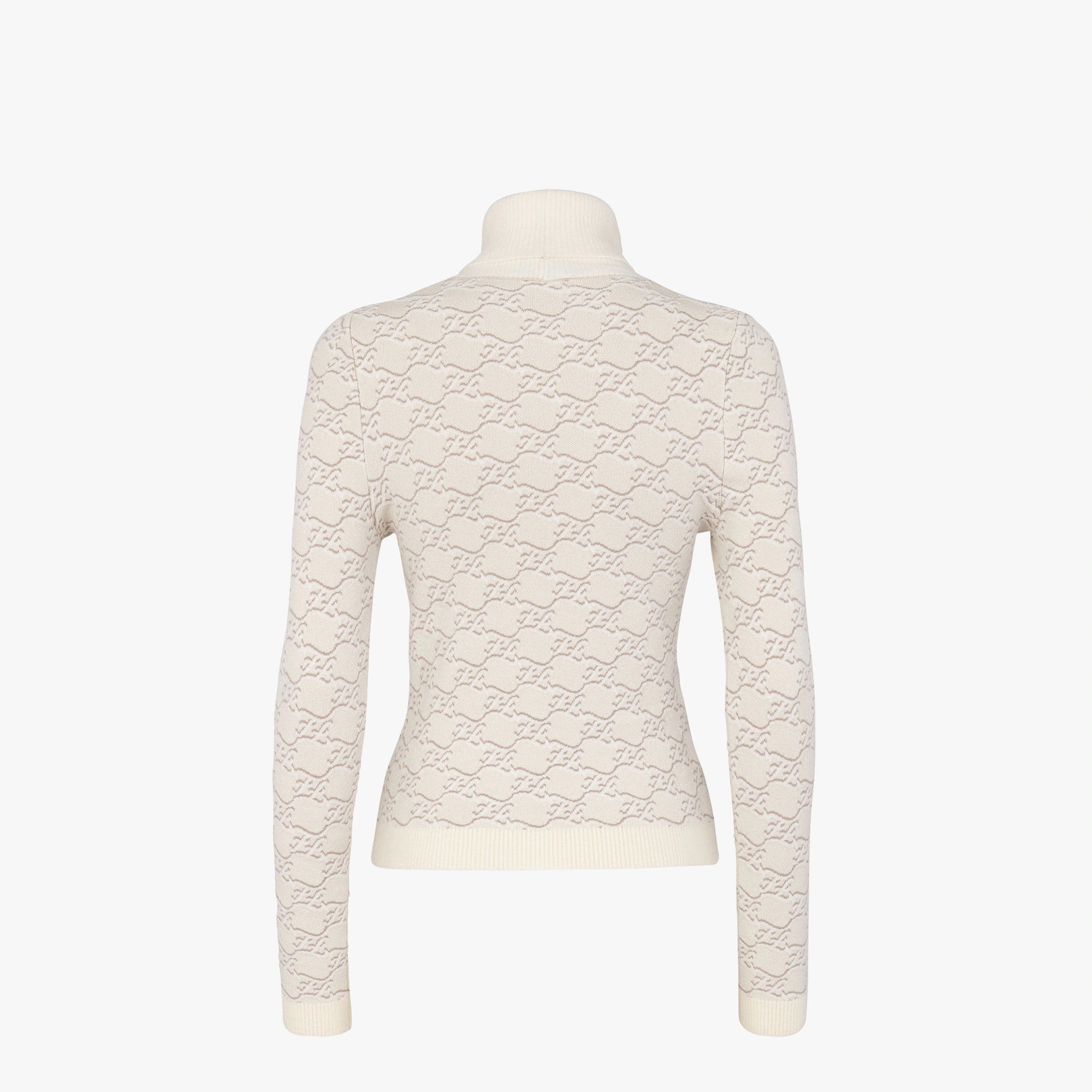 White velvet and viscose sweater - 2