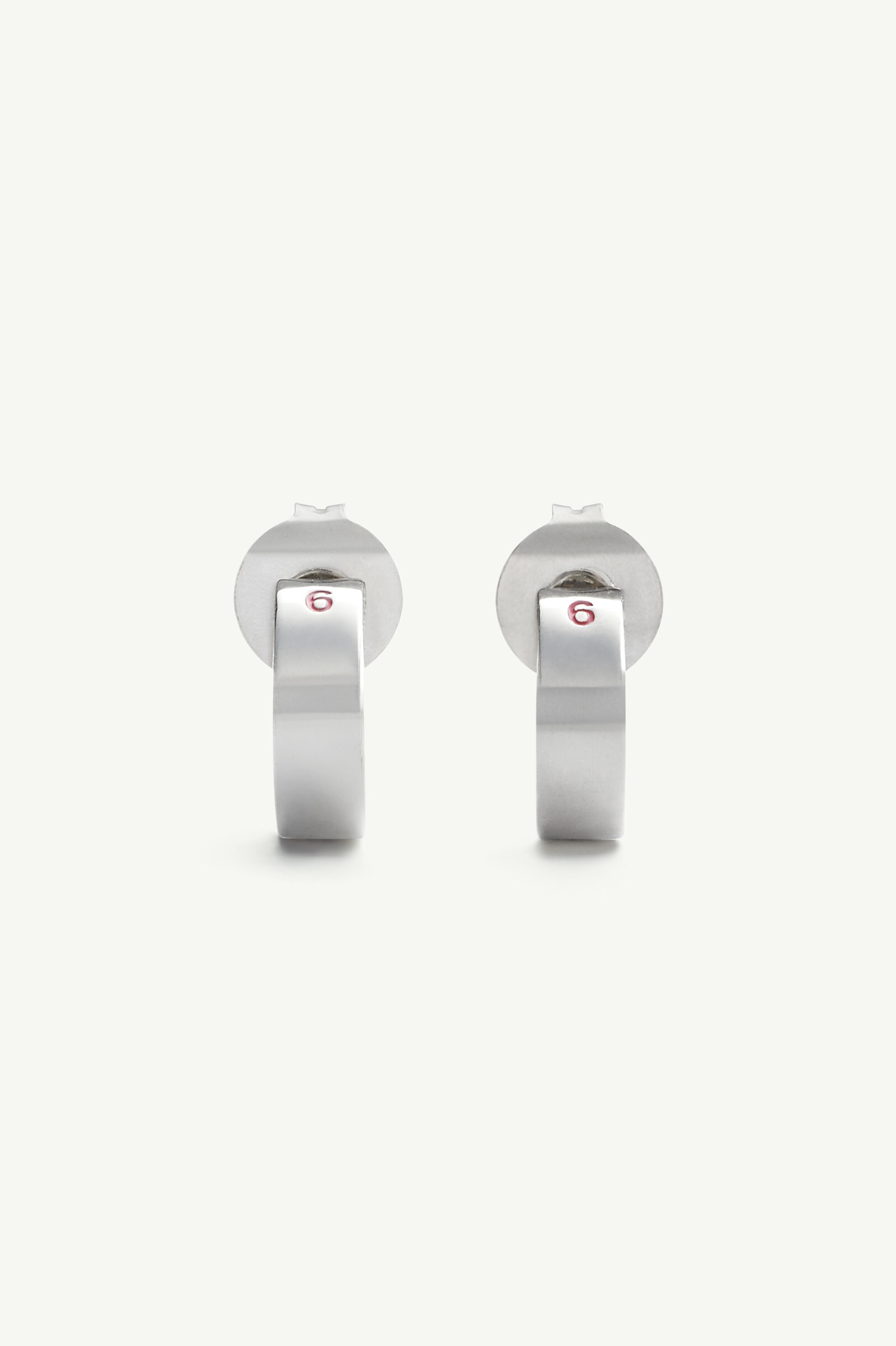 Year of the Snake Minimal Numeric Earrings - 1