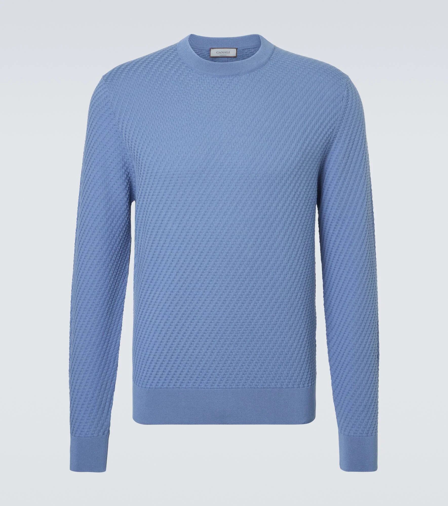 Cotton and silk sweater - 1