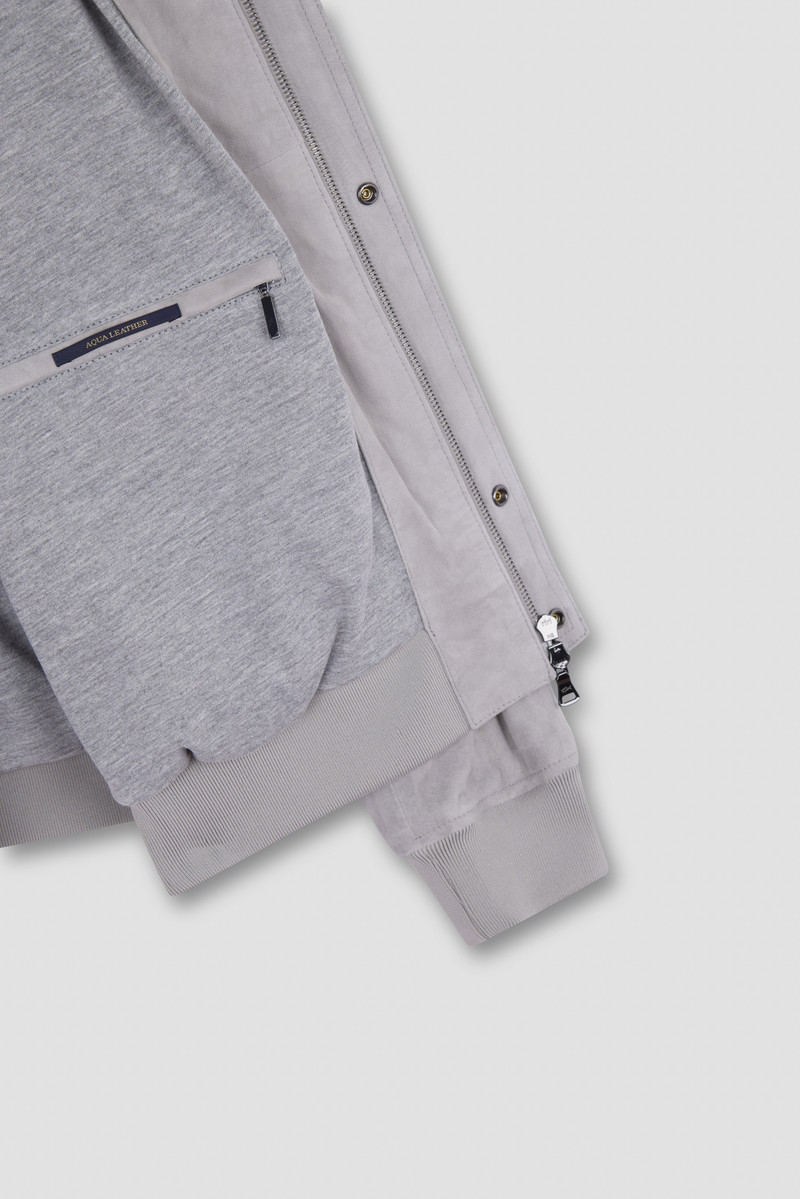 AQUALEATHER SUEDE BOMBER 8