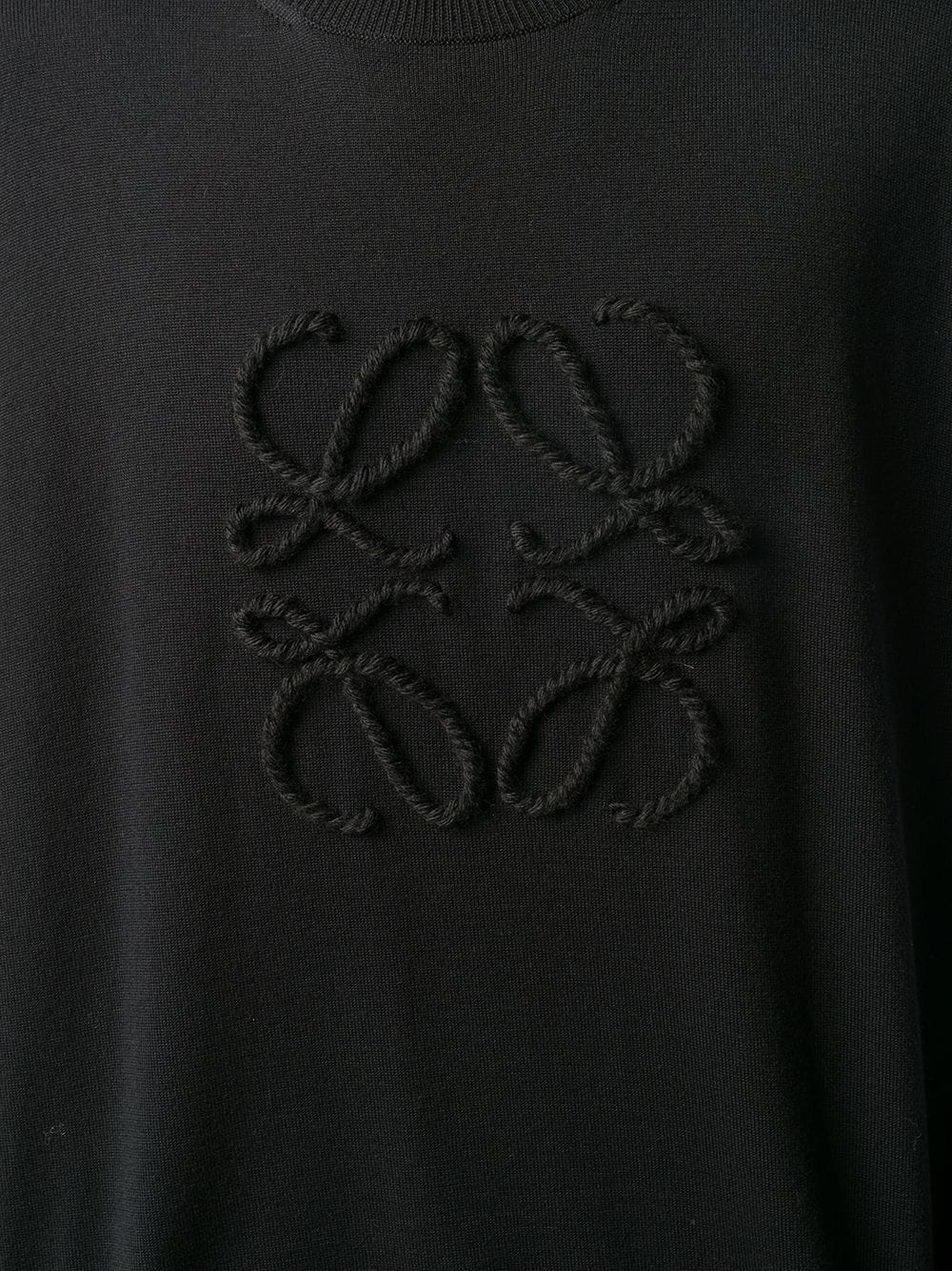 embroidered logo cashmere-wool jumper  - 5