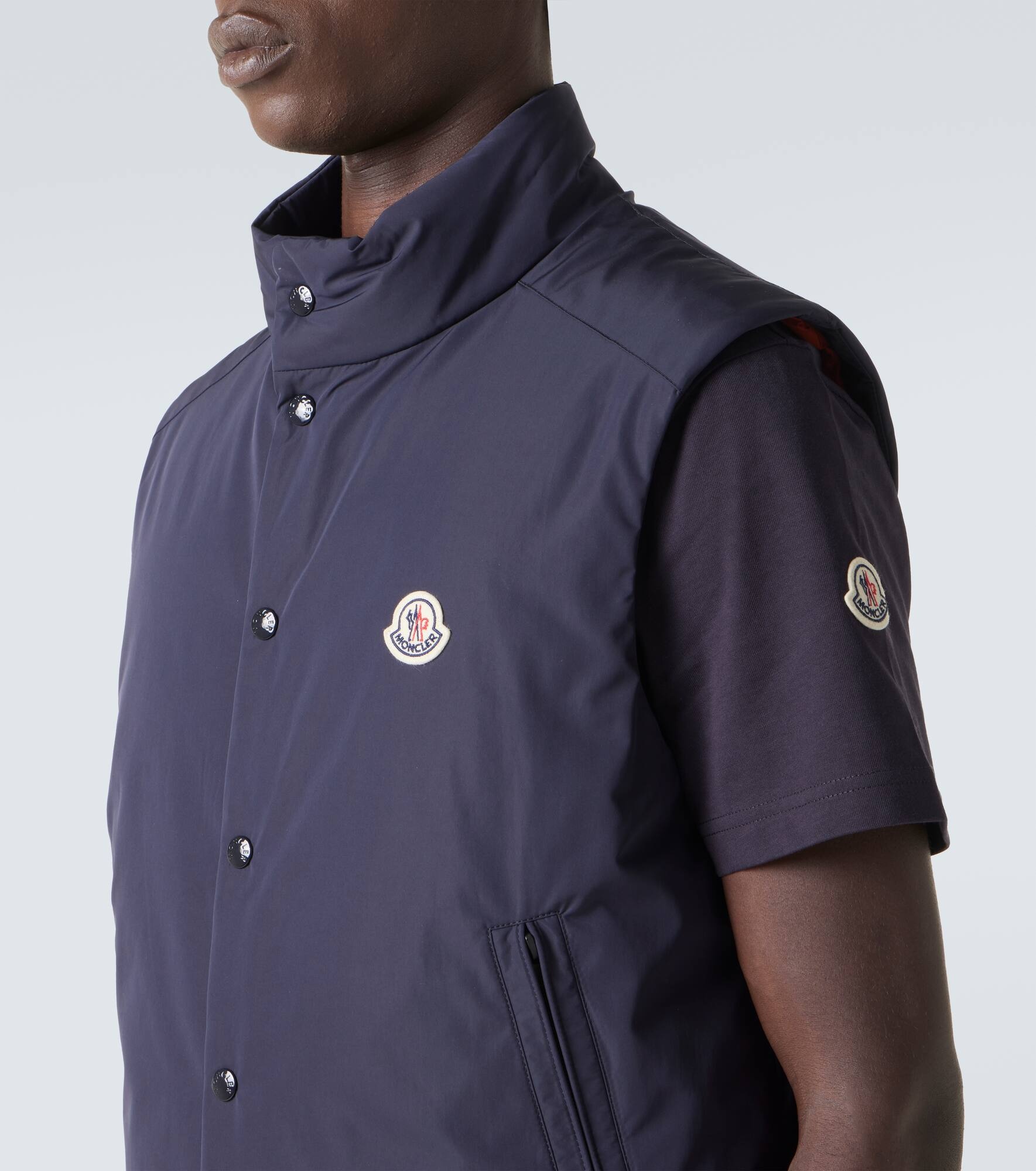 Logo down vest - 5