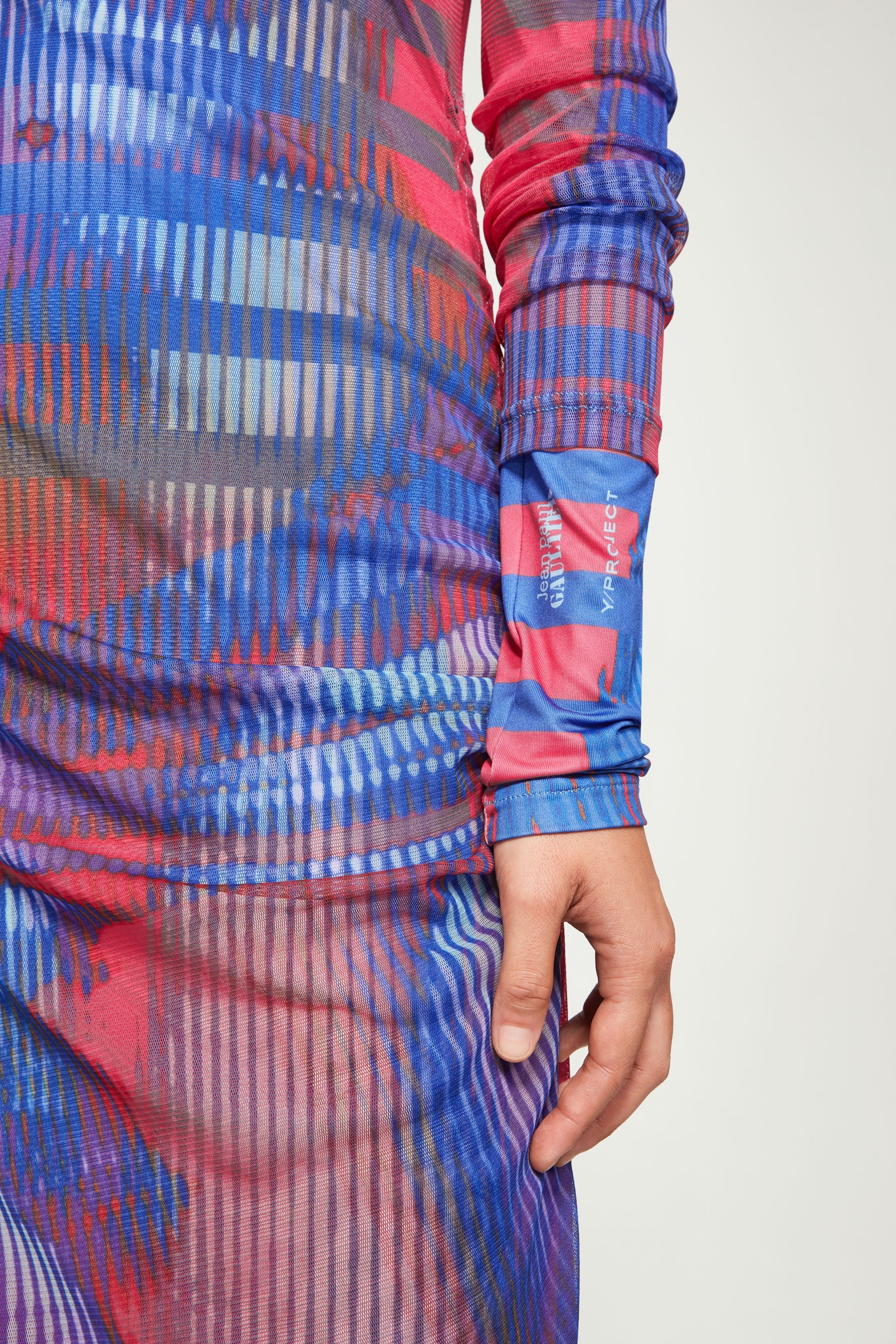 Body Morph Mesh Cover Dress - 3