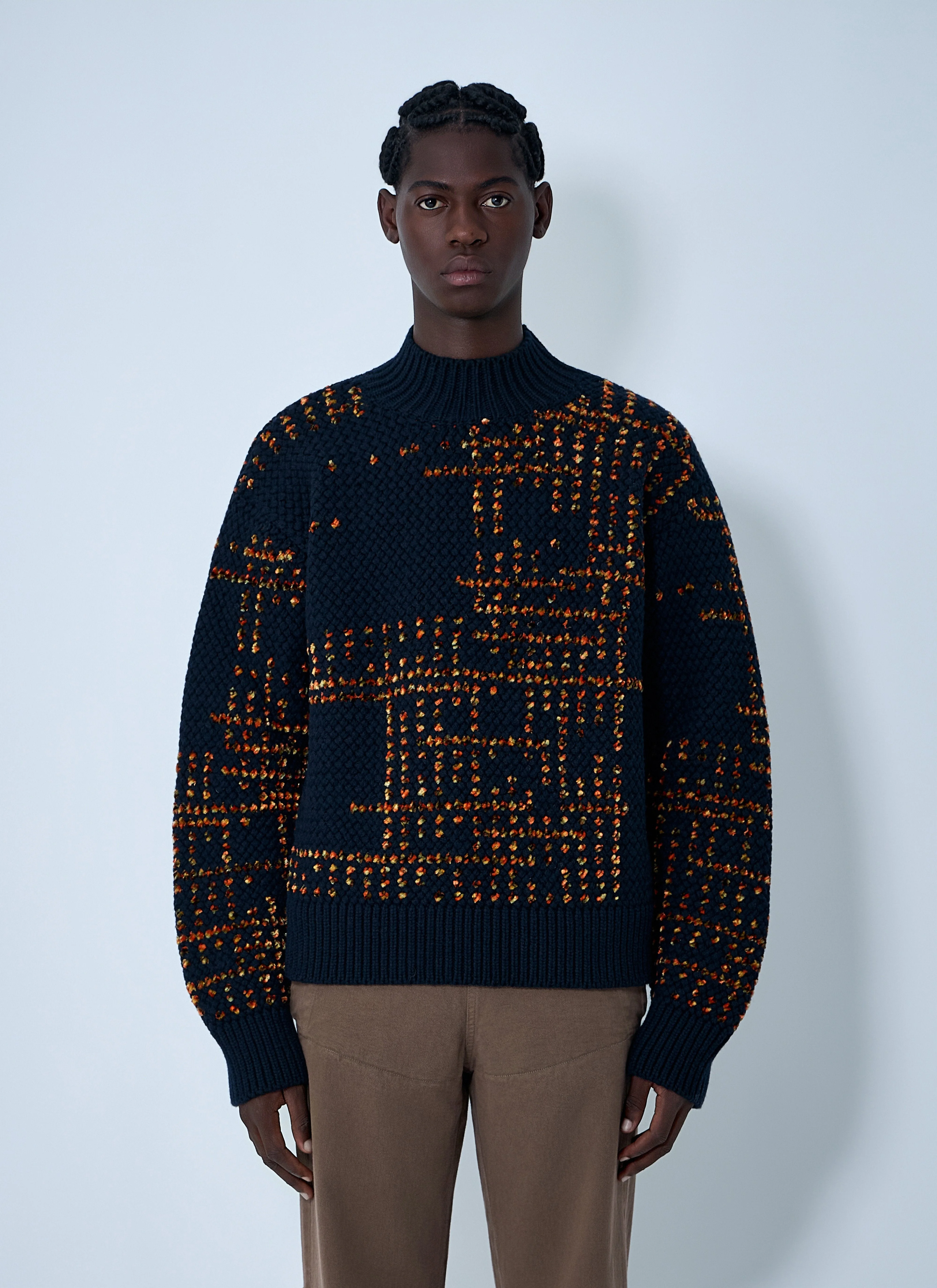 Dries Van Noten Men Wool-Blend Sweater - 1