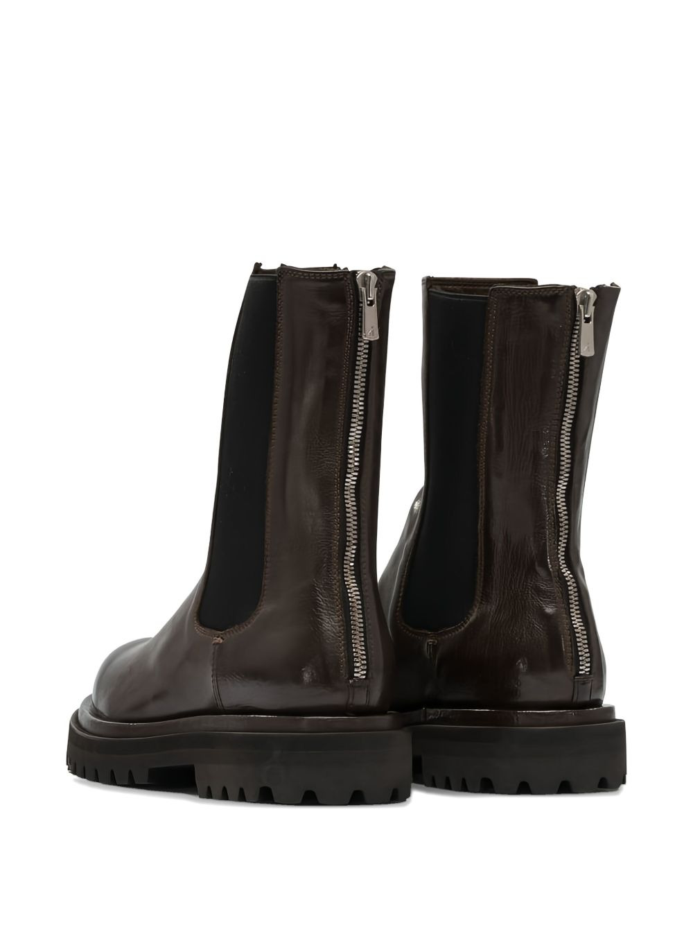 zip-fastening Chelsea boots - 3