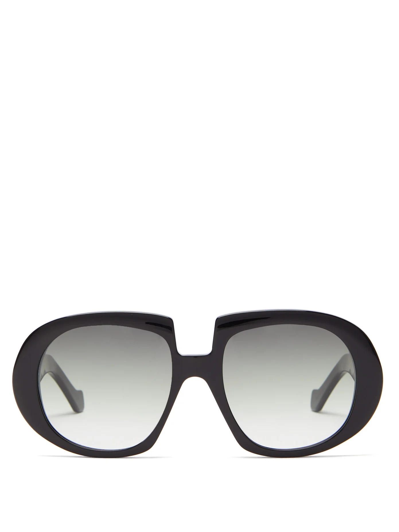 Oversized acetate sunglasses - 1