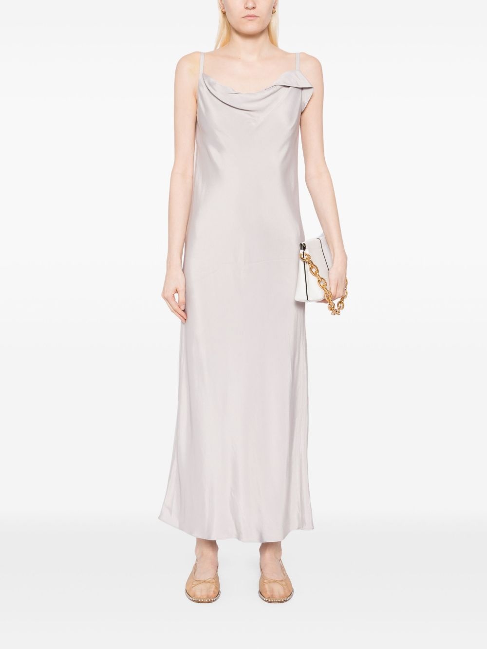 Drapery Neckline Slip dress - 2