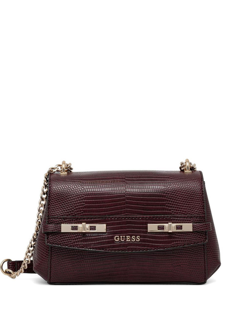 Melinda mini lizard-effect crossbody bag 1