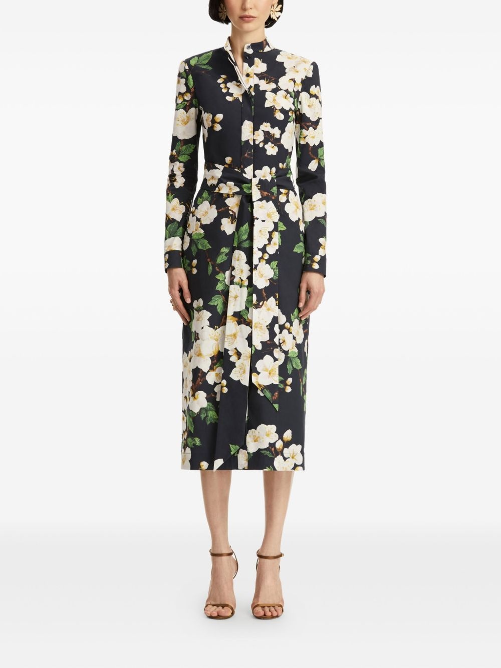 stretch-cotton dress - 2