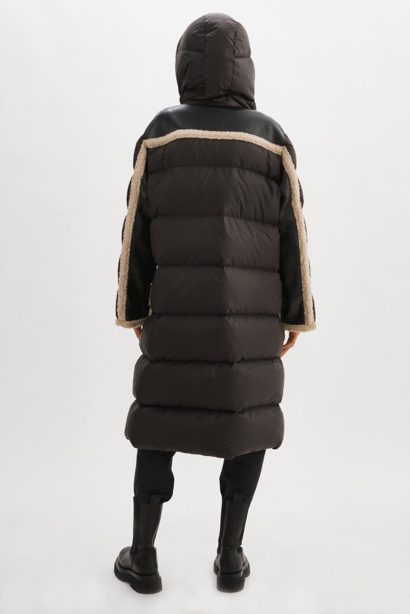REXANA | Mixed Media Puffer Coat 5