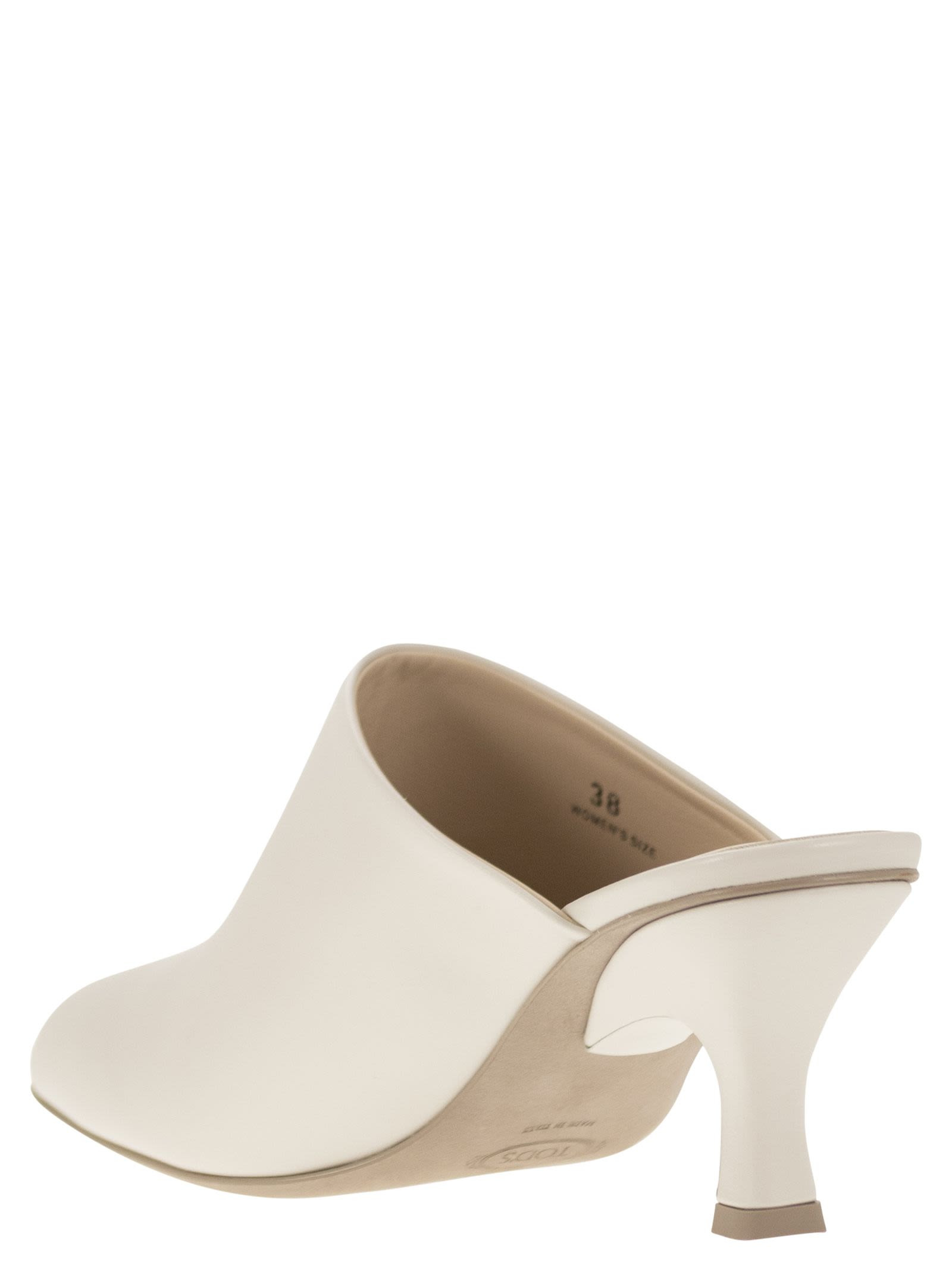 Tod's Women Leather Sabot - 3