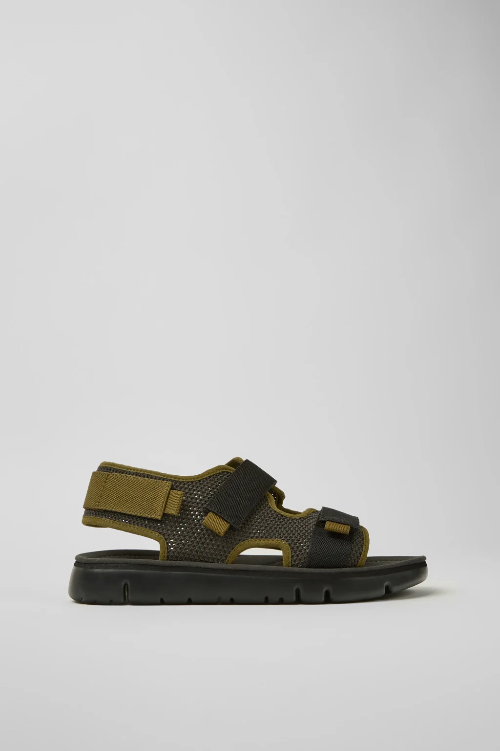 Oruga Grey, black, and green sandals for men - 1
