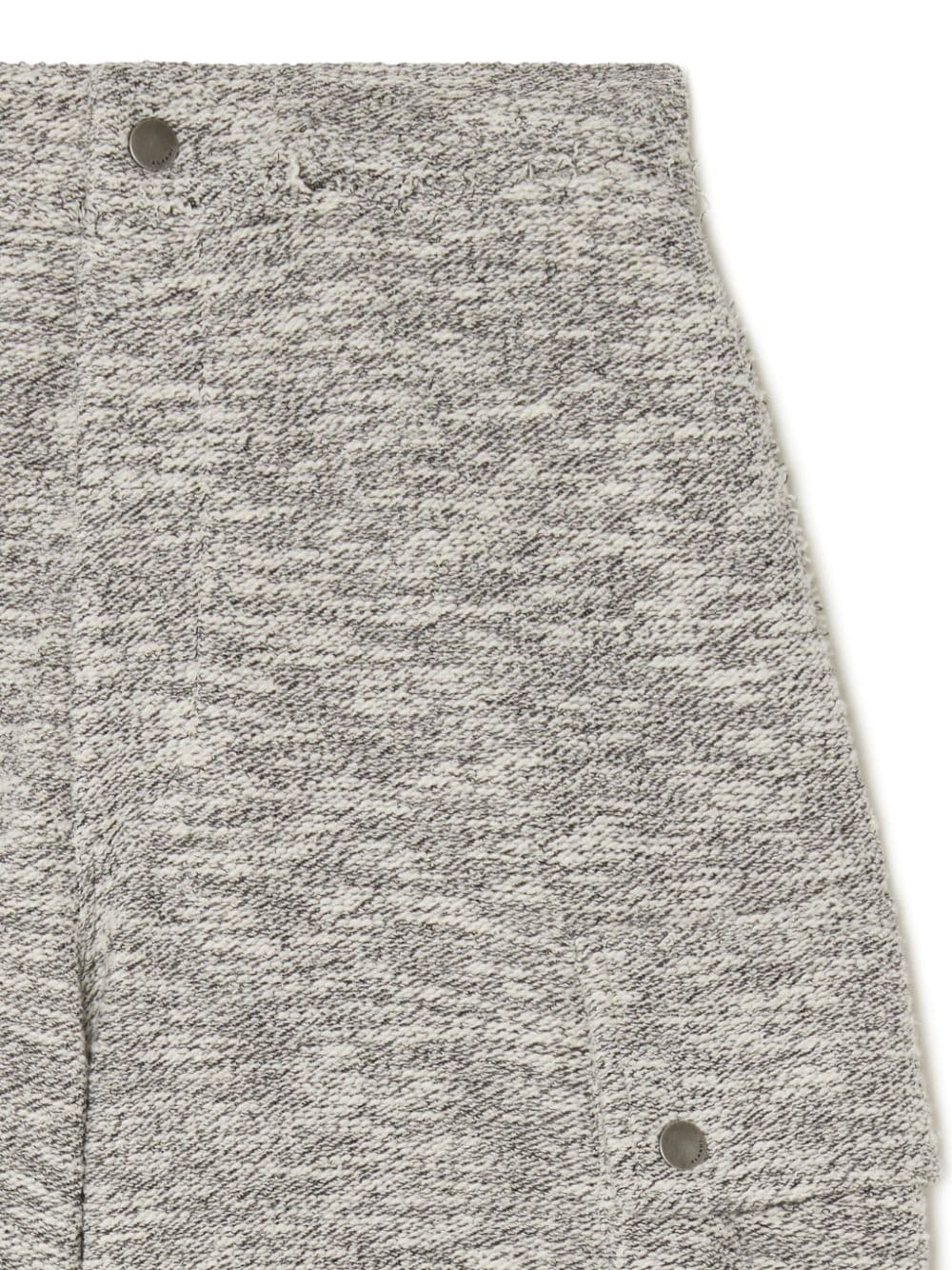 Mouline cotton cargo trousers - 6