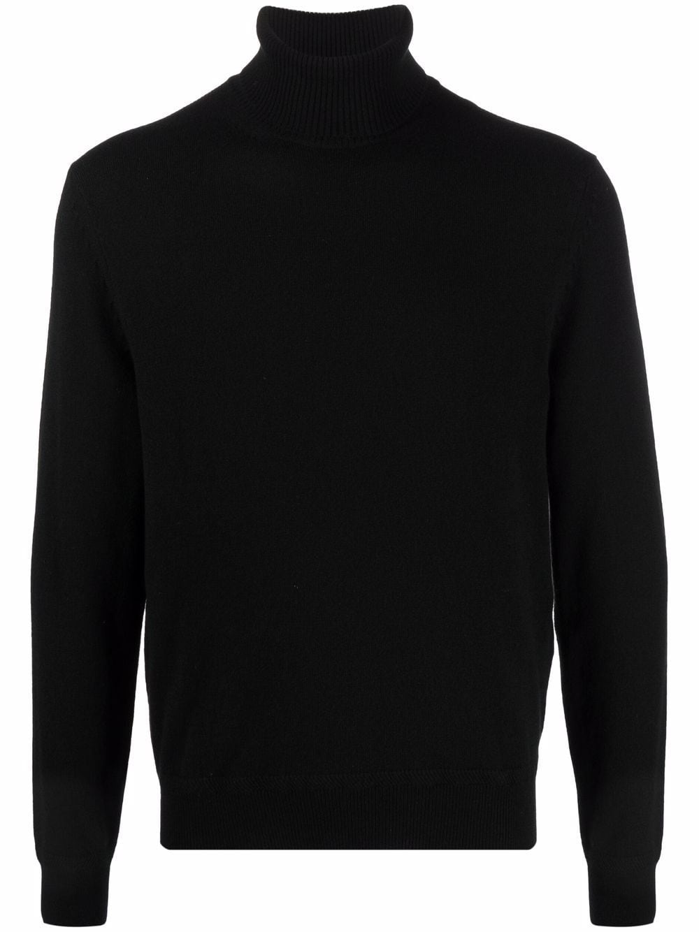 mock neck cashmere-blend jumper - 1