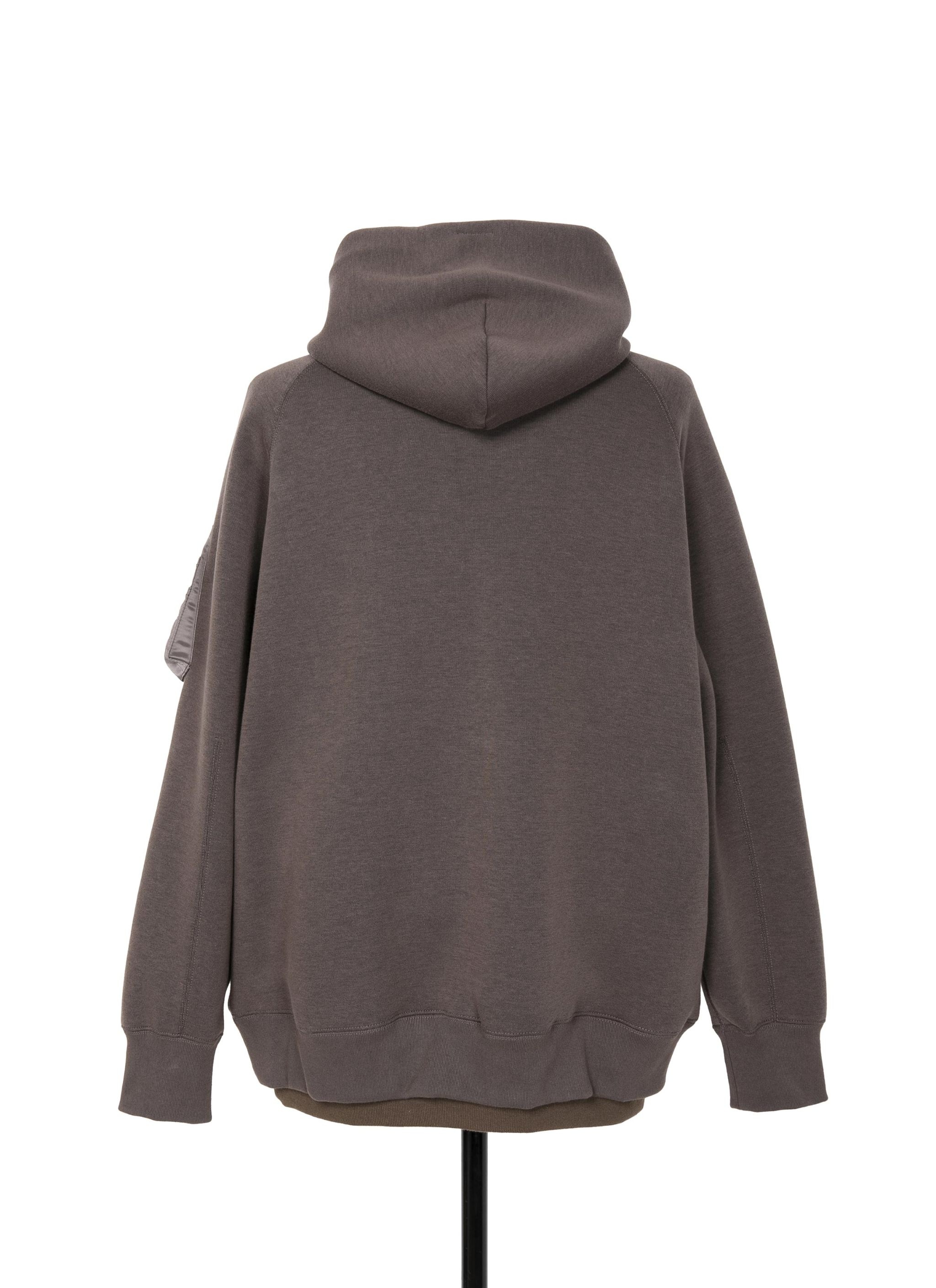 Sponge Sweat x Nylon Twill Hoodie - 4