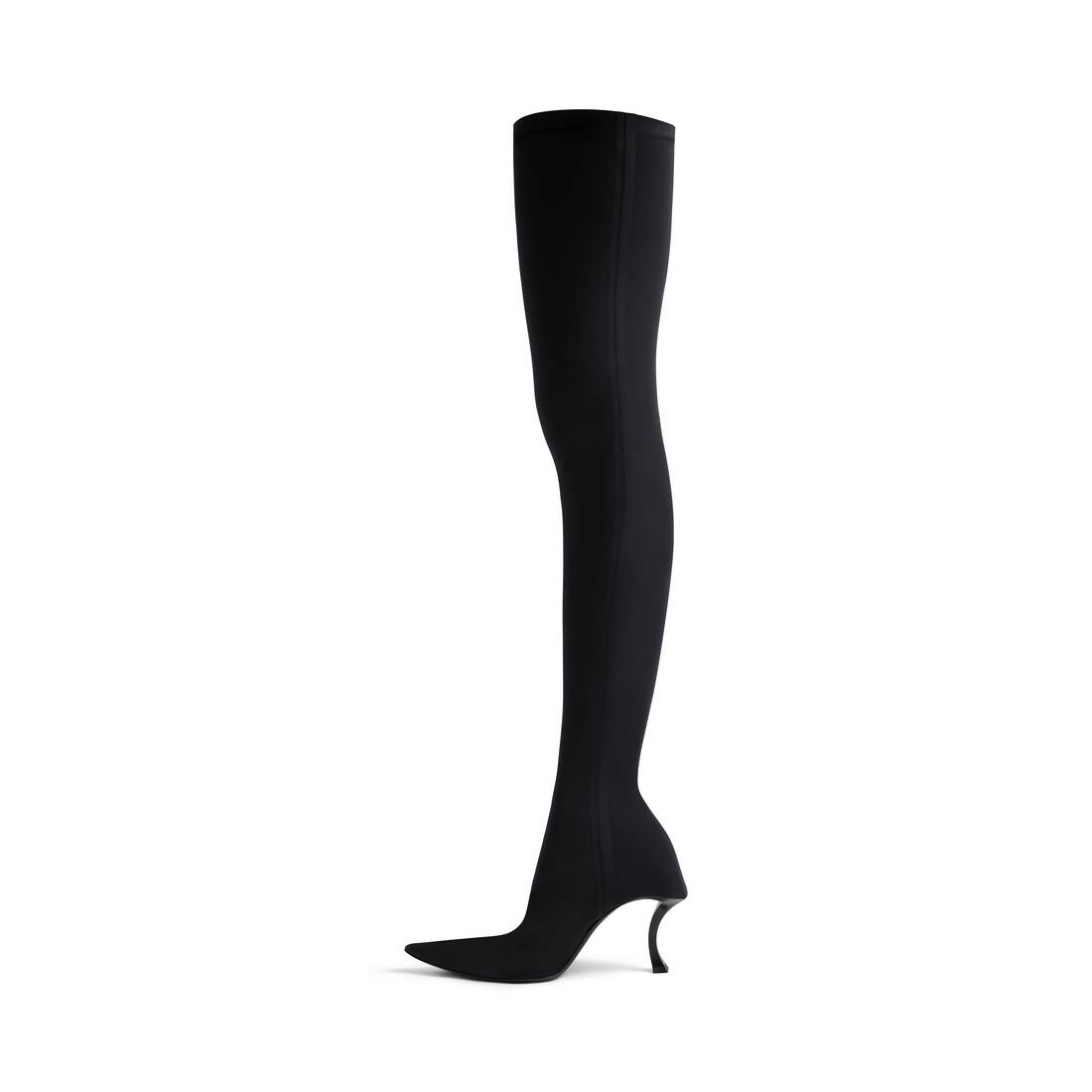 Women's Hourglass 100mm Over-the-knee Boot  in Black - 4