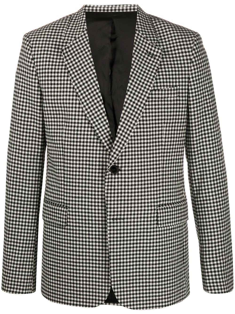 check single-breasted blazer - 1