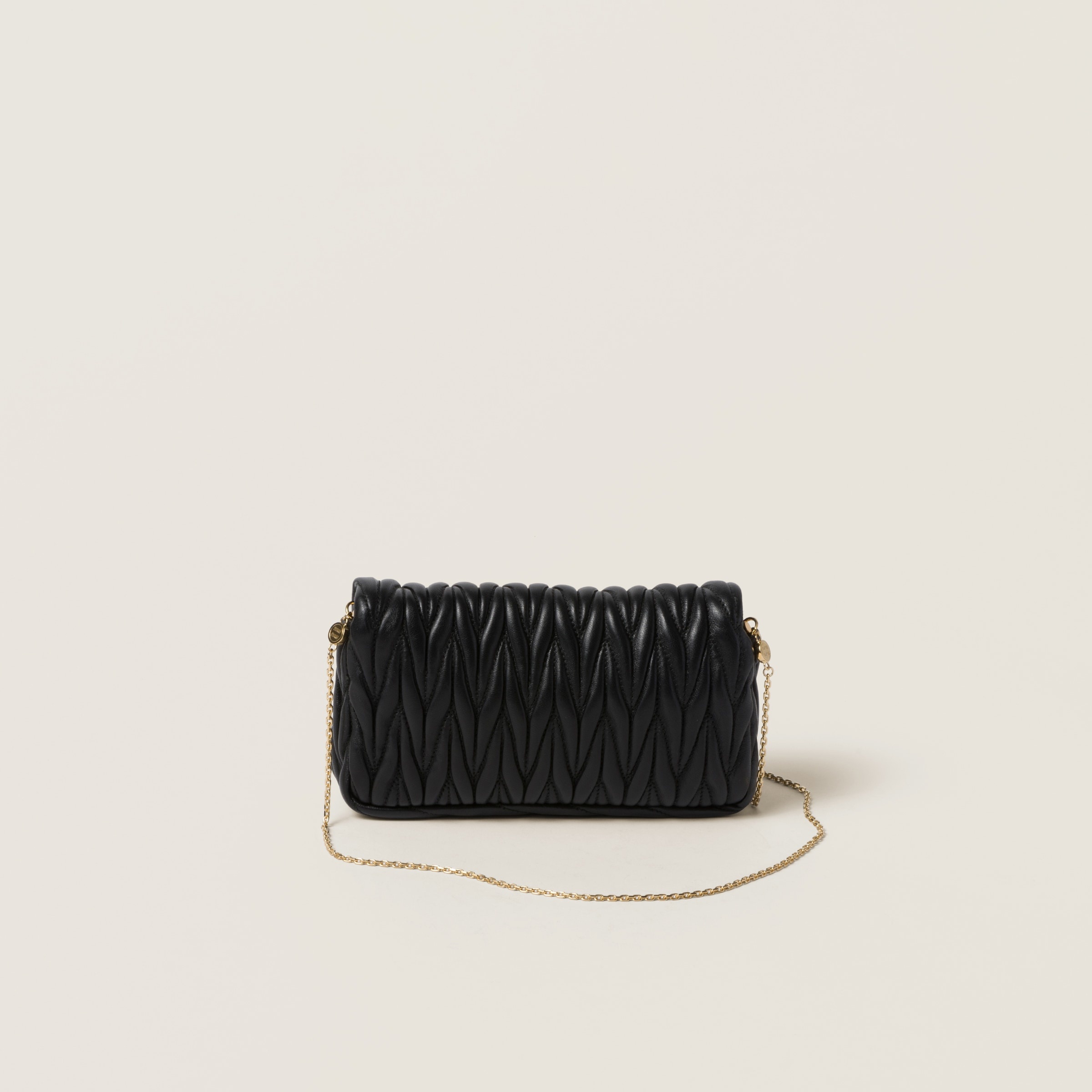Miu Miu Matelassé nappa leather mini-bag | REVERSIBLE