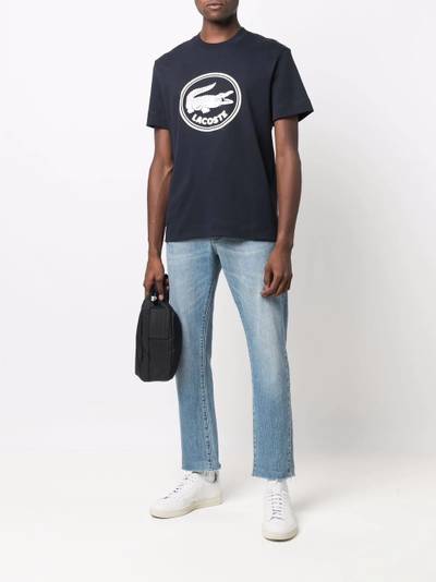 LACOSTE logo-print organic cotton T-shirt outlook