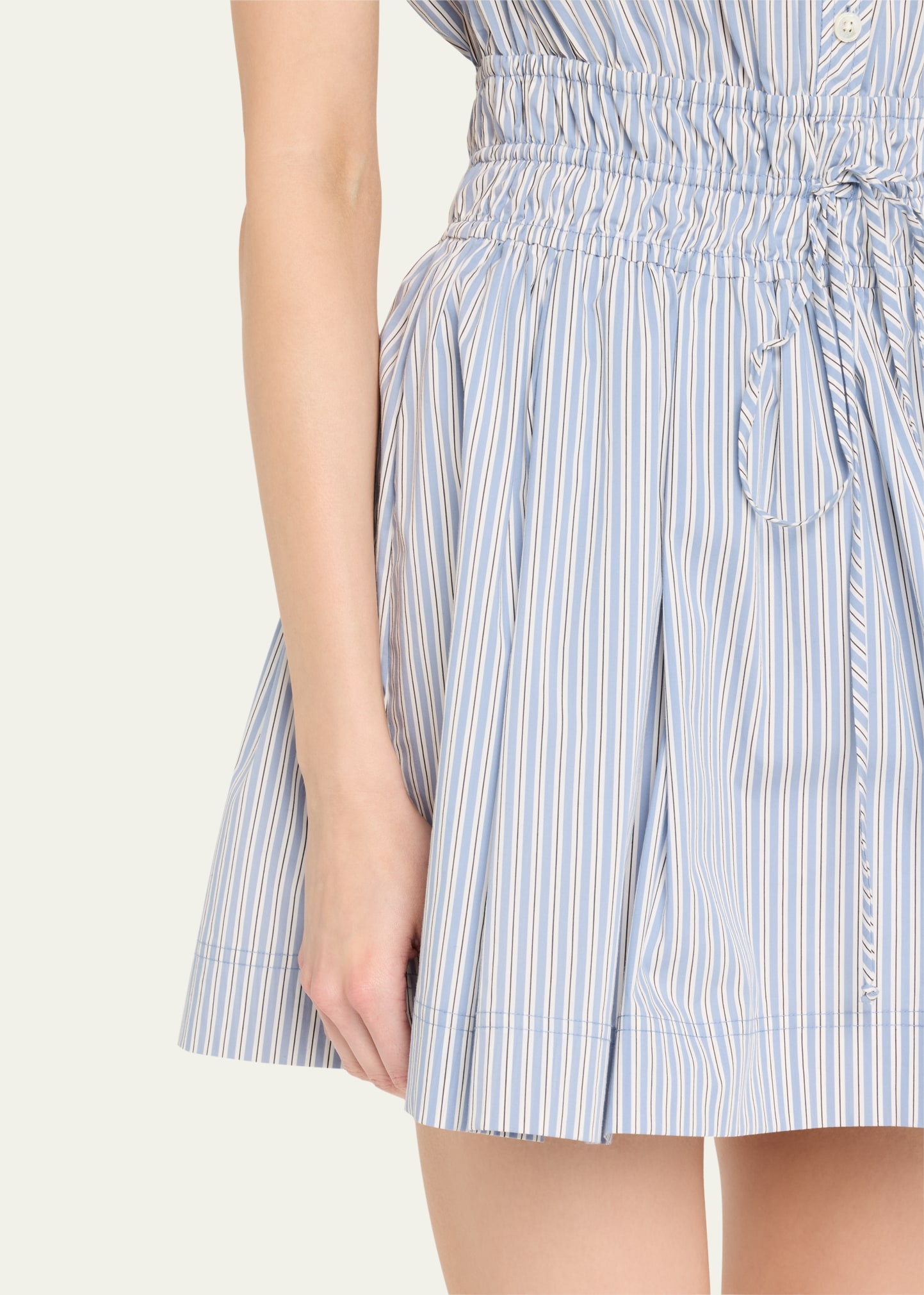 Susan Stripe Short-Sleeve Mini Dress - 5