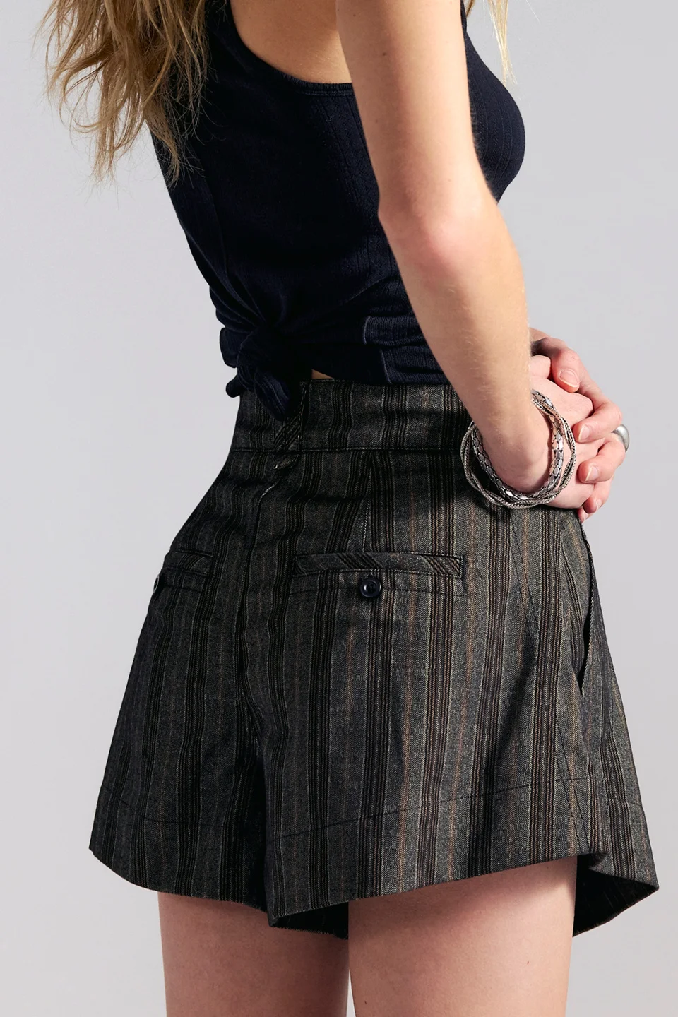 Marina Menswear Trouser Shorts - 1