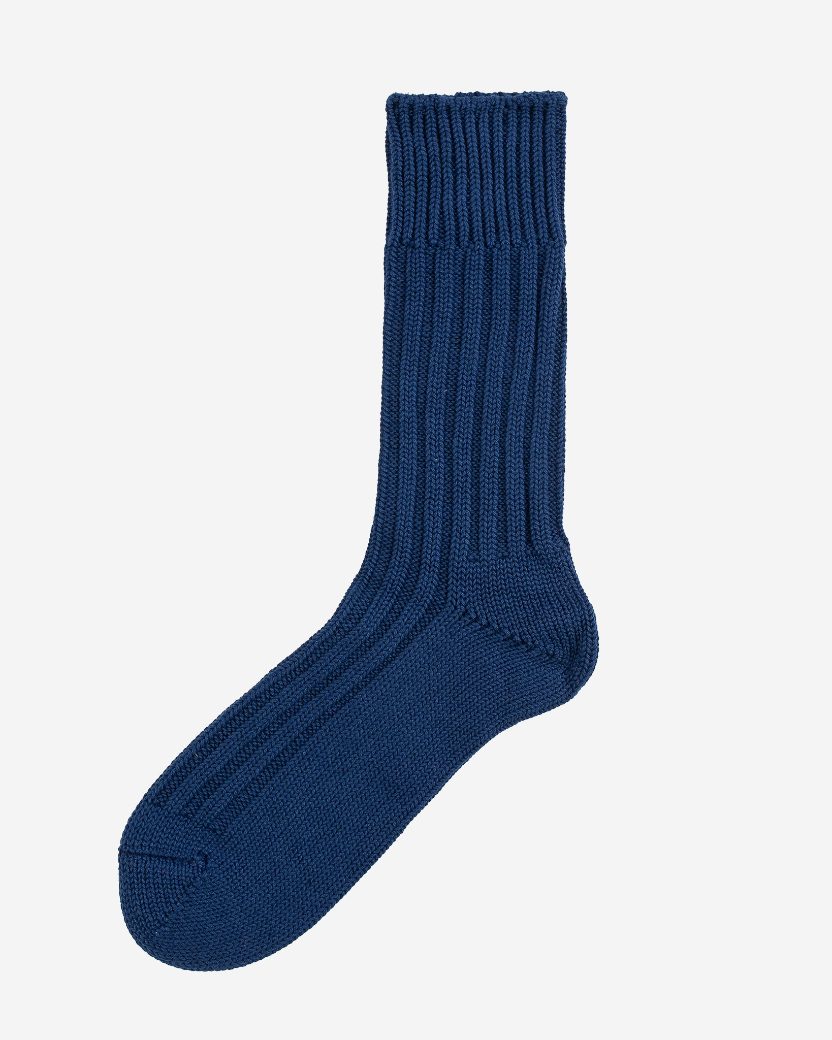DEC-CAS-NAV Decka Cased Heavyweight Plain Socks - Navy - 3
