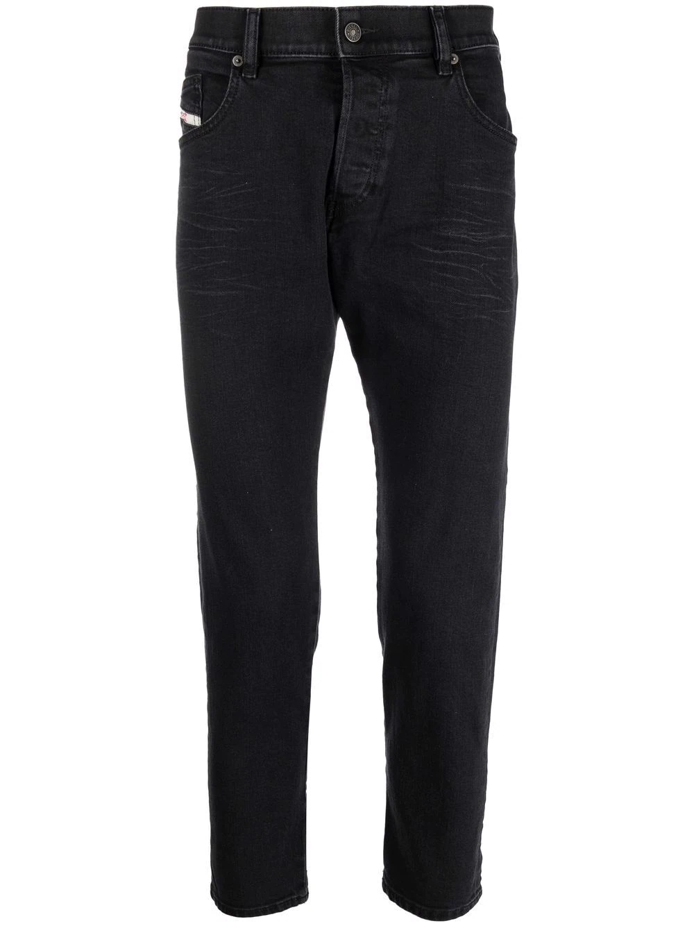 mid-rise slim-cut jeans - 1