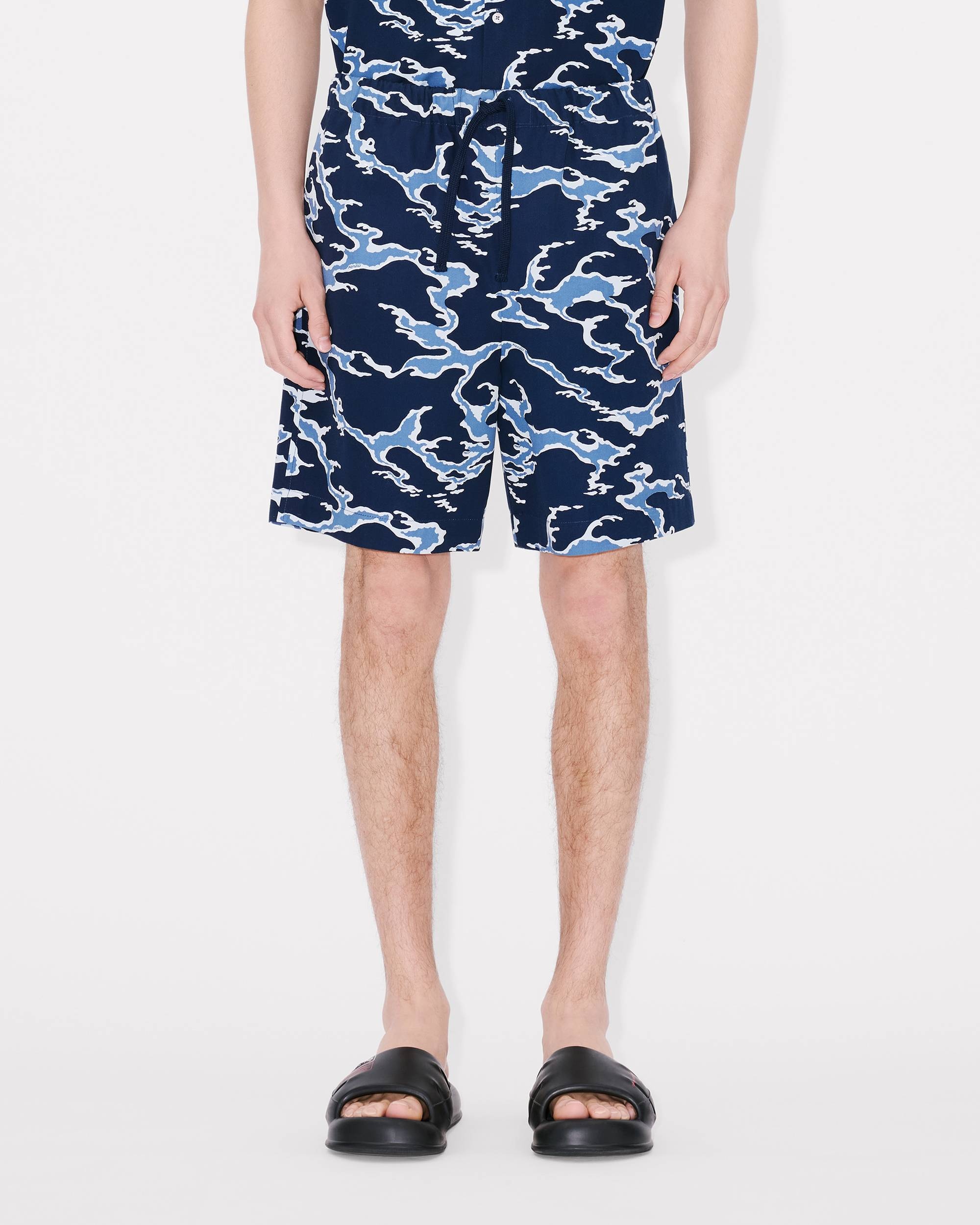 'KENZO Ocean Camo' elasticated short in cotton - 4