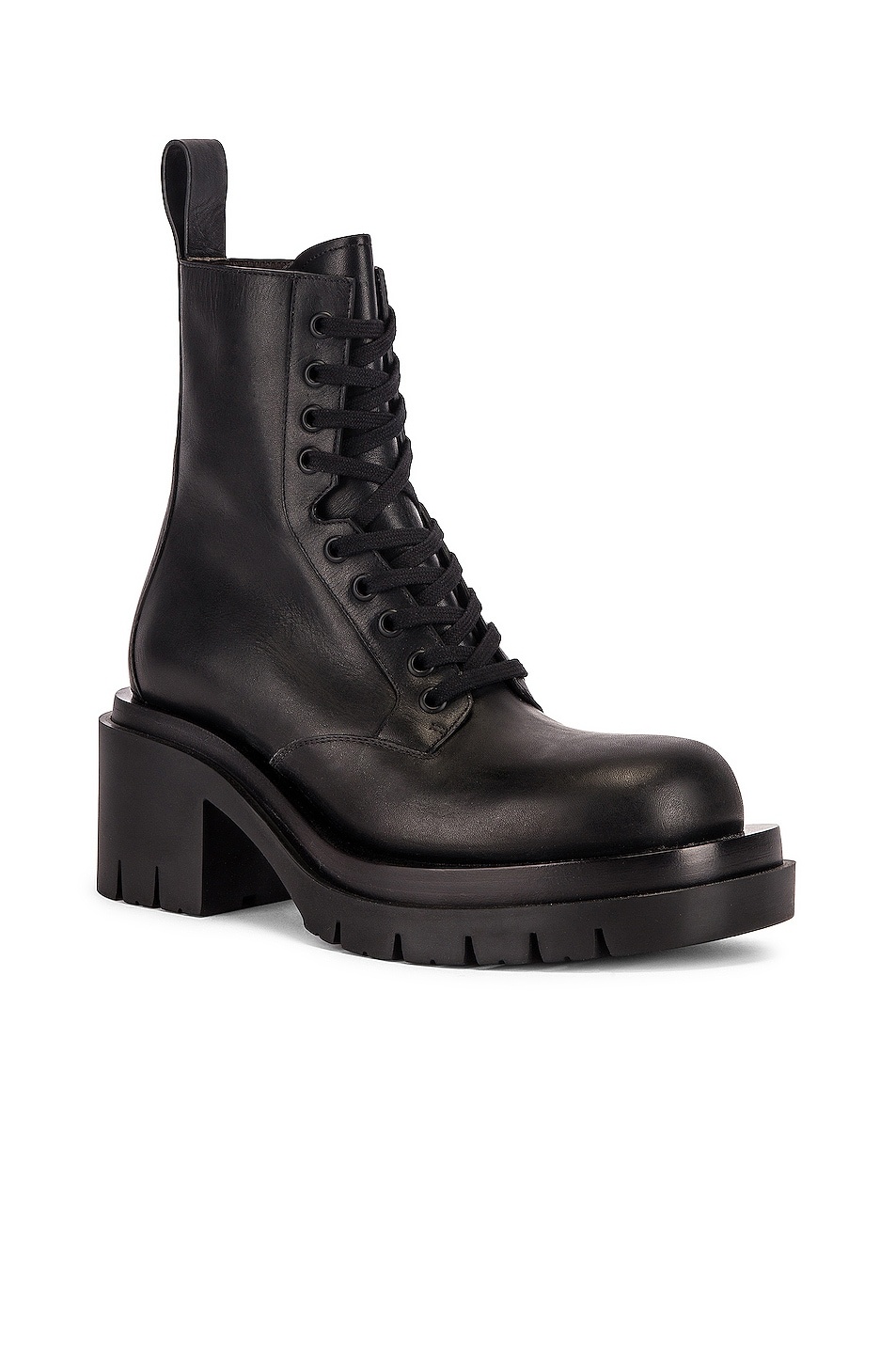 Lug Lace Up Ankle Boots - 2