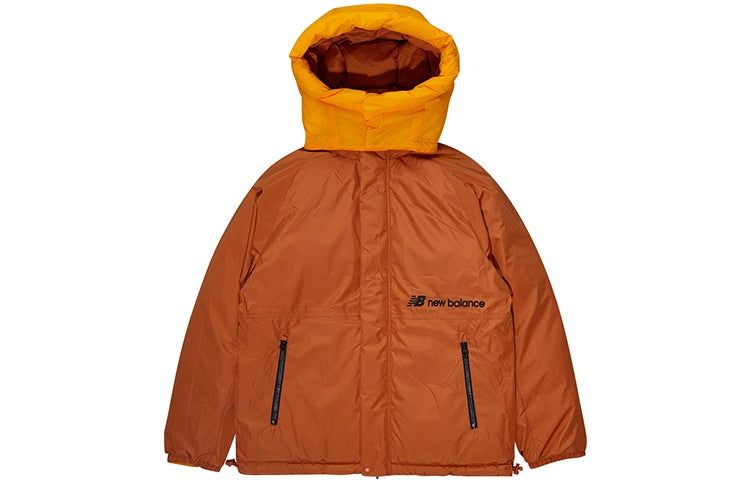 New Balance Classic Trend Two Sides Puffer Jacket 'Orange Brown' NP943043-MY - 7