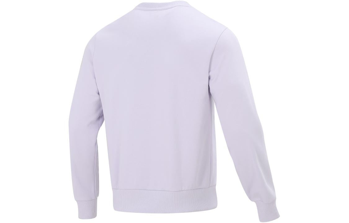 New Balance Solid Color Sports Round Neck Pullover White AMT21555-LIA - 2