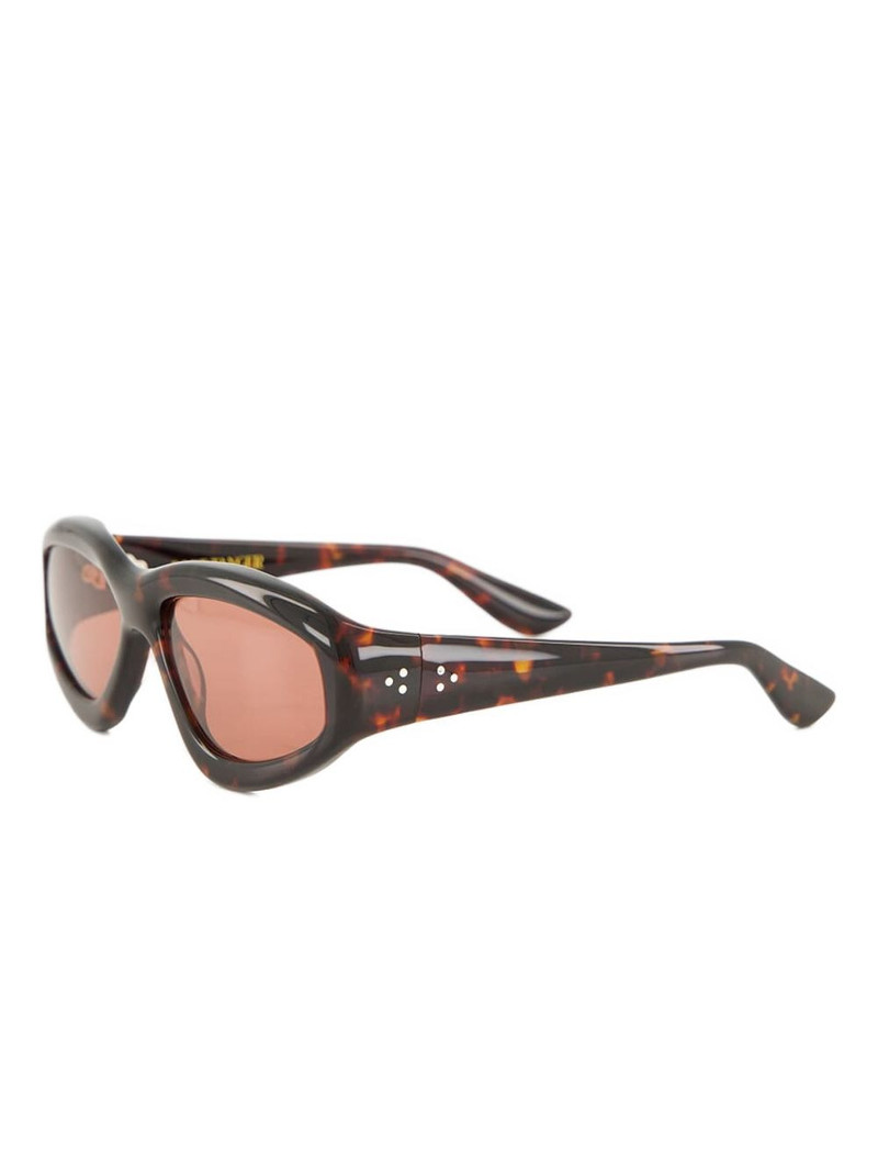 PORT TANGER Irfan tortoiseshell geometric sunglasses outlook