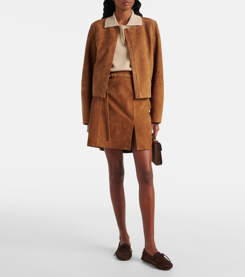 Vince Cropped suede jacket outlook