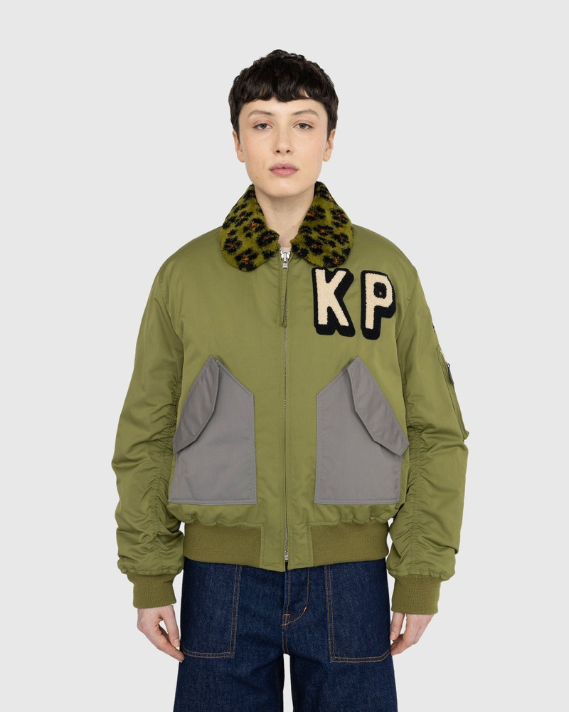 KENZO Kenzo – Bomber Jacket Green outlook